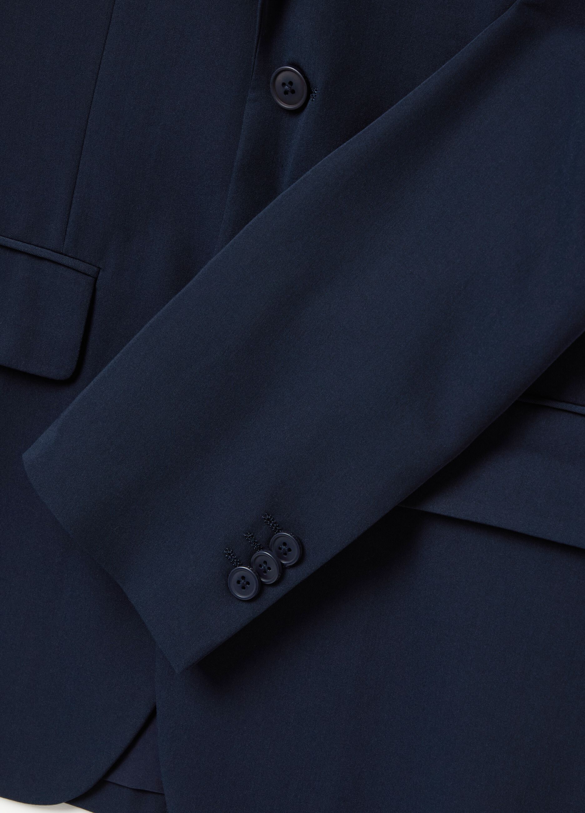 Single-breasted regular-fit blazer