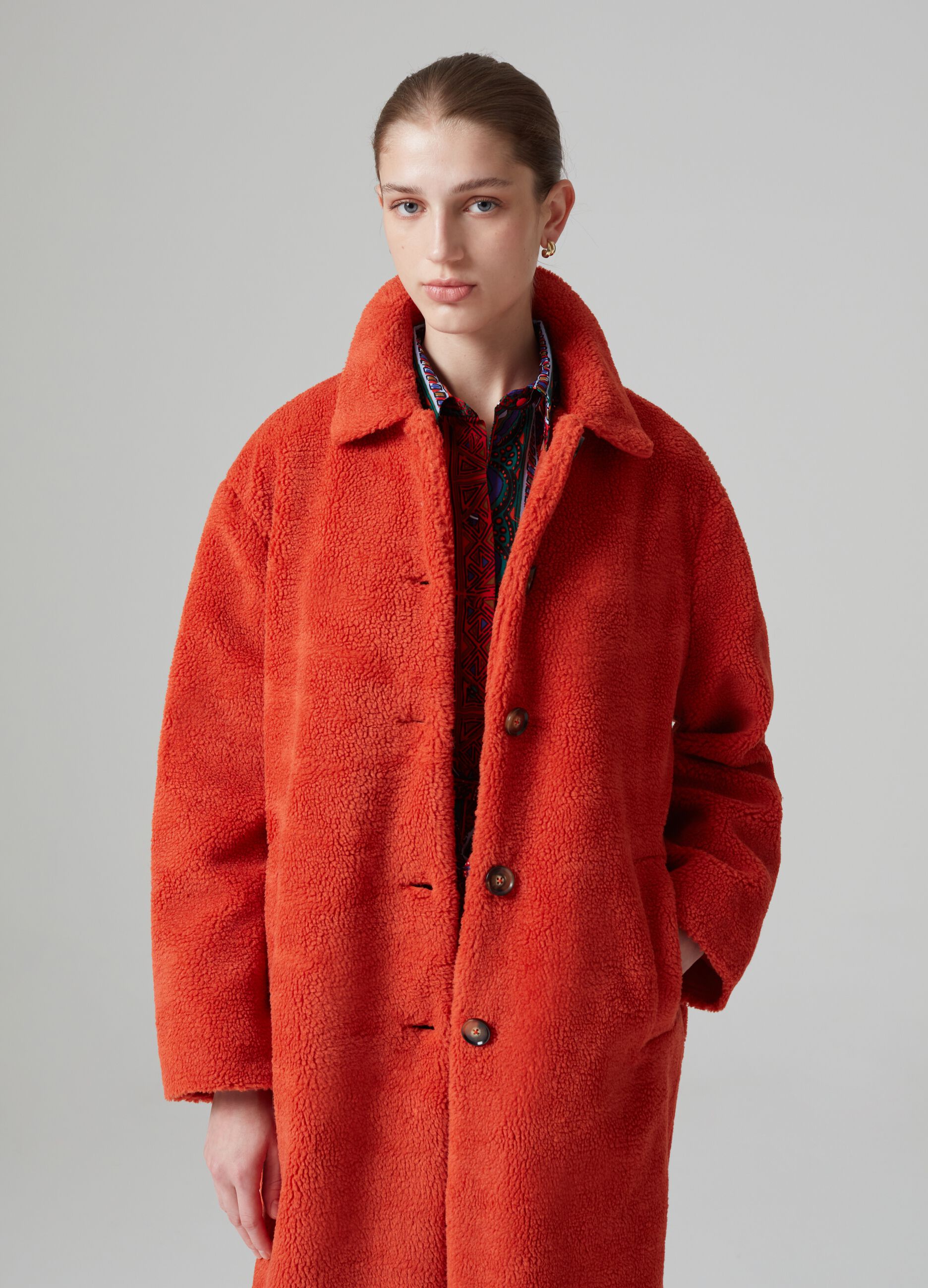 Teddy coat select top