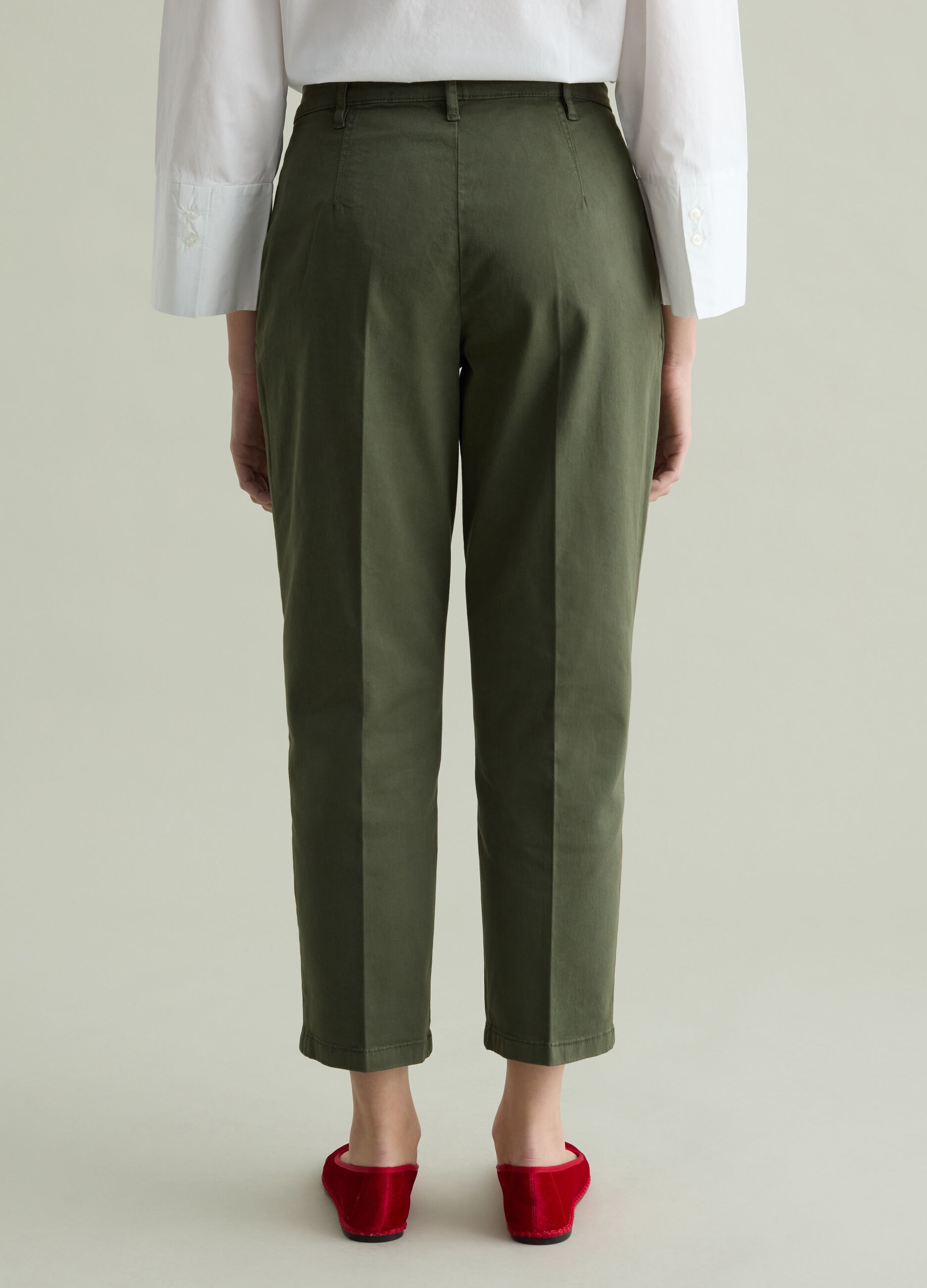 Stretch cotton chinos