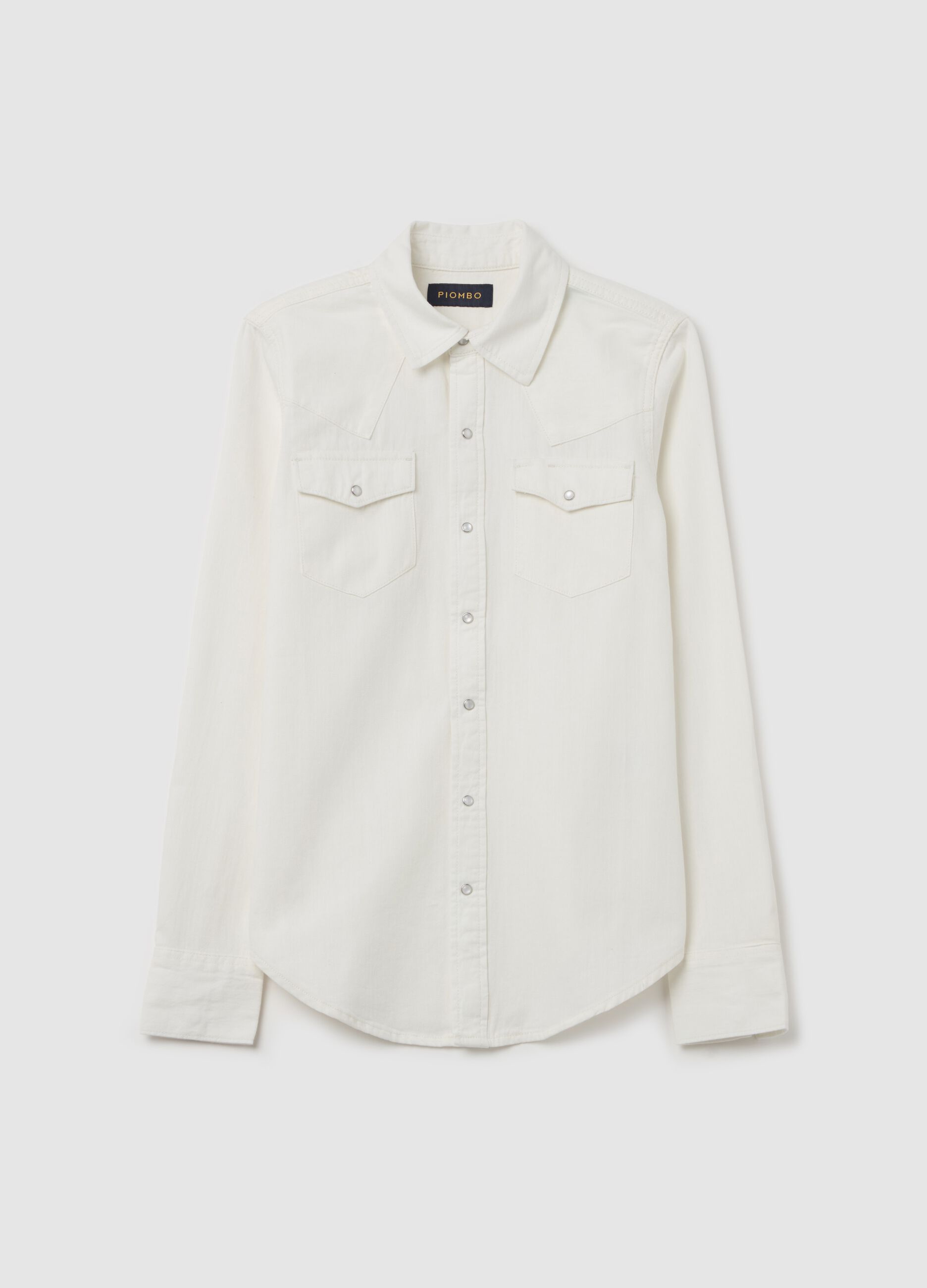 Western shirt in denim
