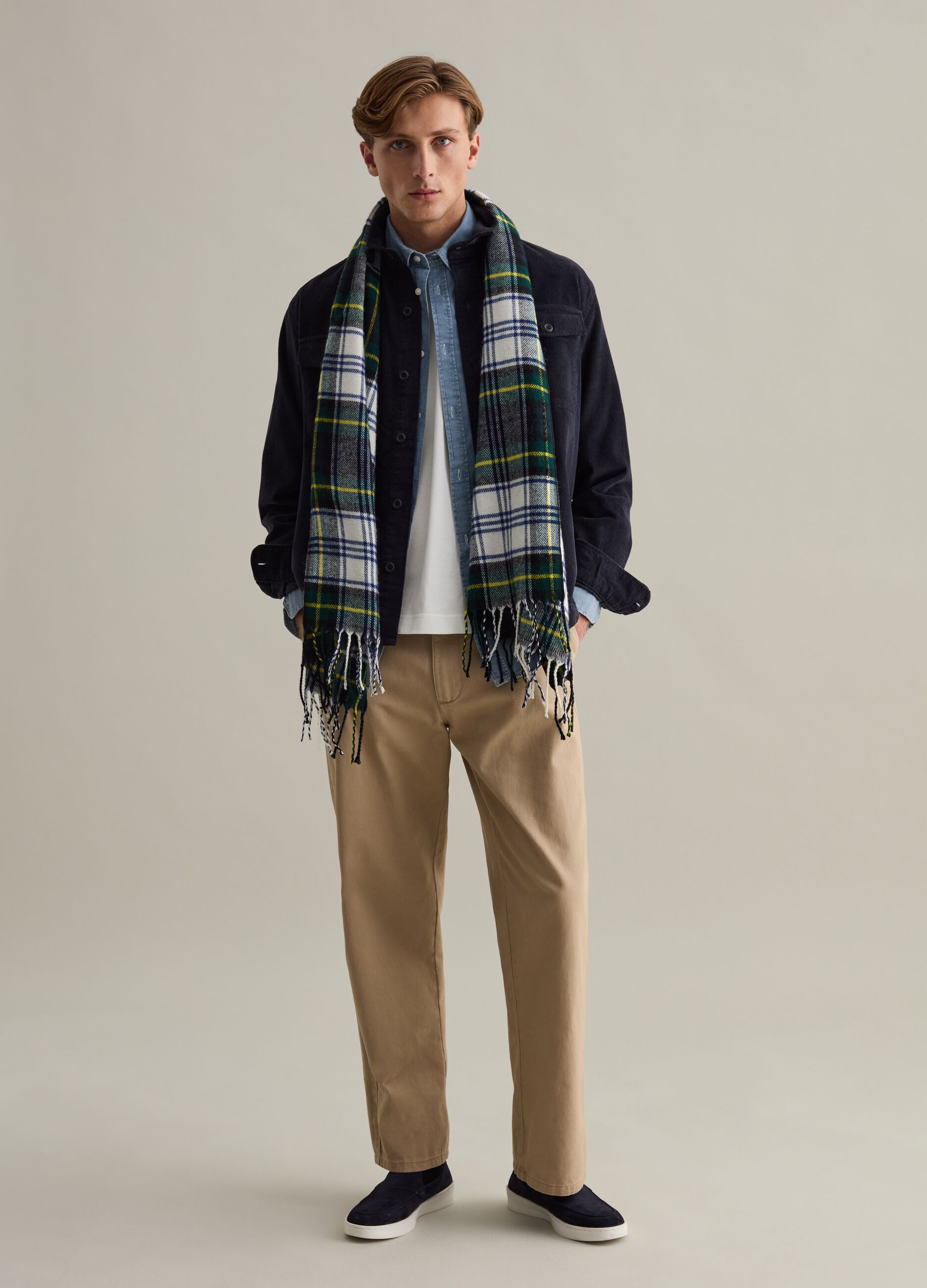 Man's Corduroy shirt with pockets | PIOMBO
