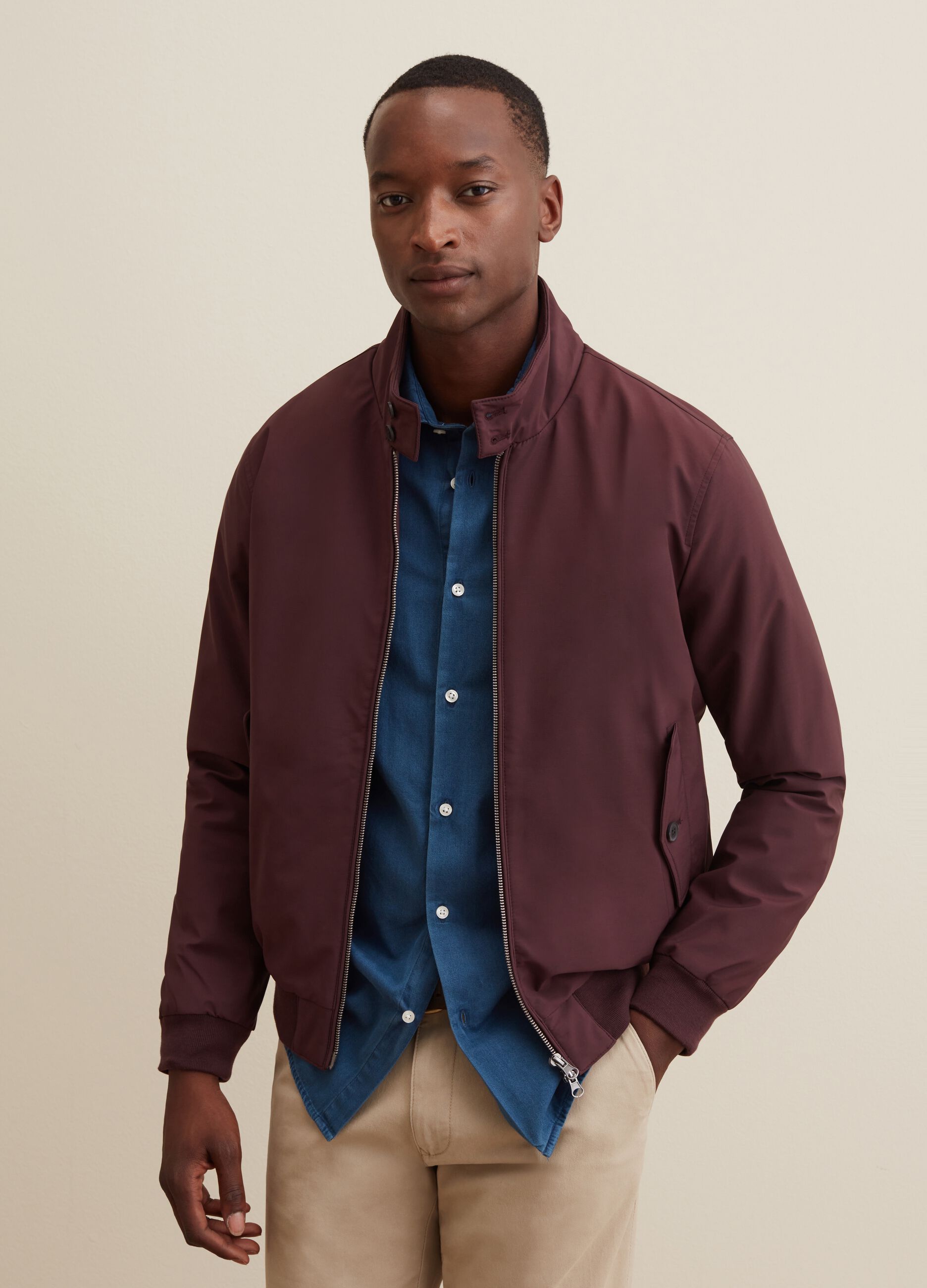 Maroon harrington clearance jacket