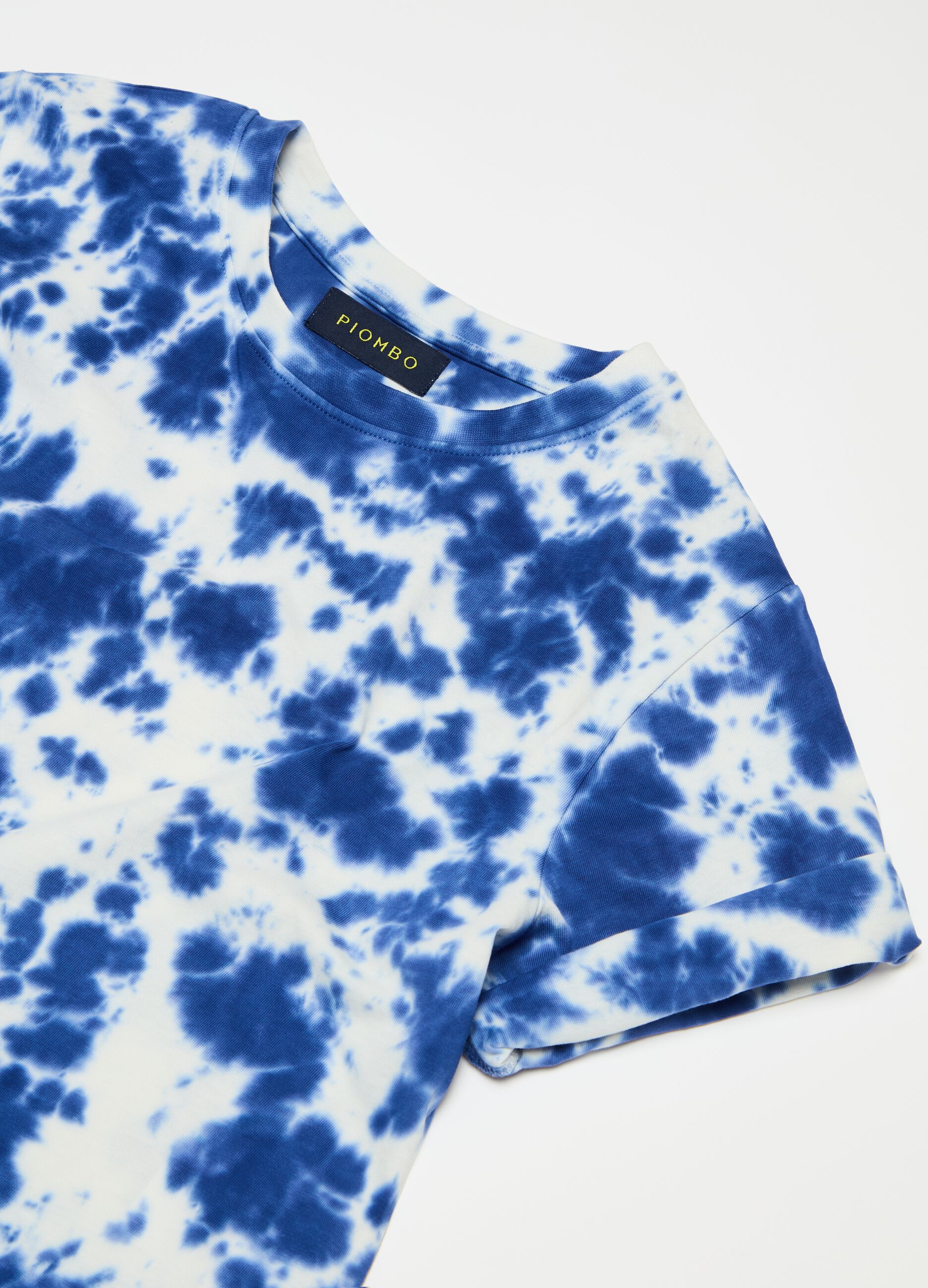 T-shirt in cotton with tie-dye print_2