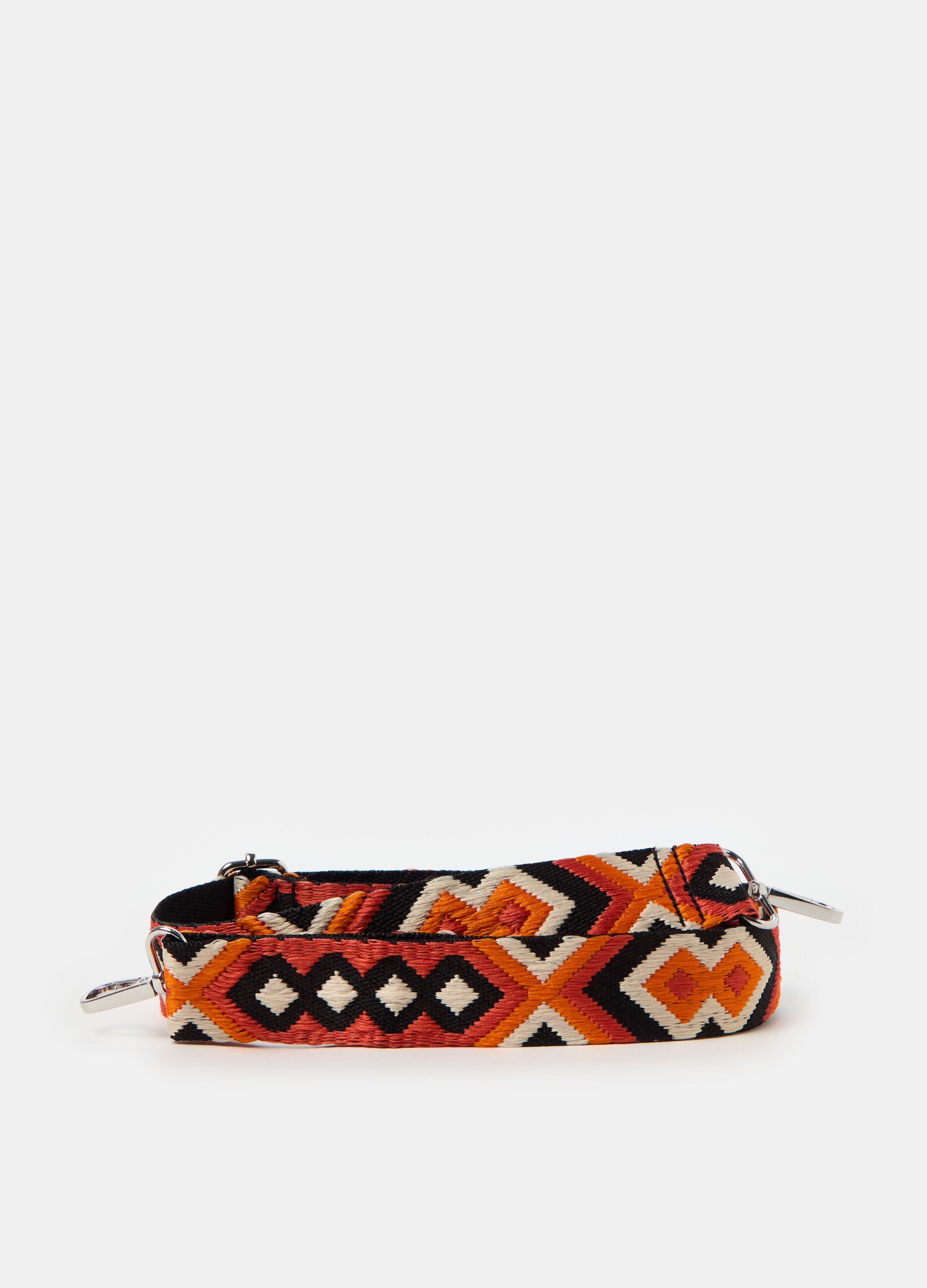 Bag strap with geometric pattern_0