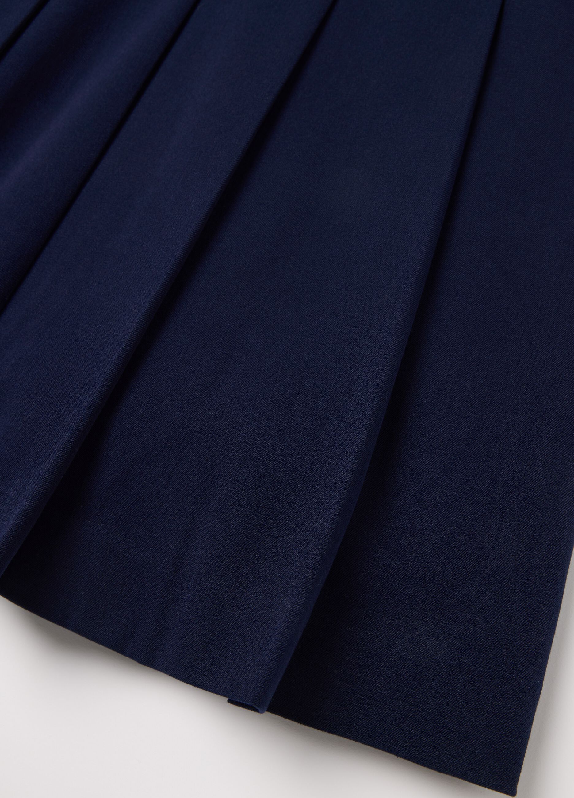 Pleated miniskirt