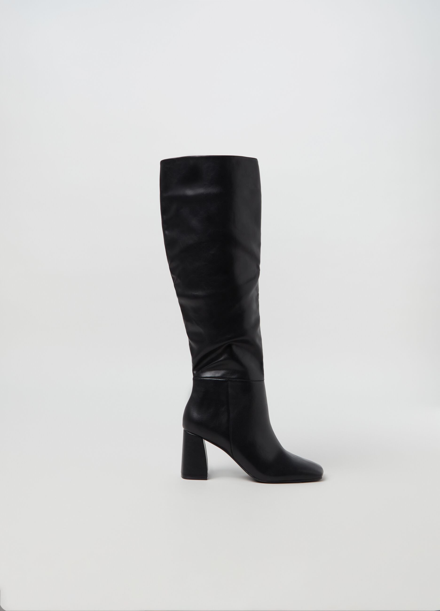 Botas tacon cuadrado cheap