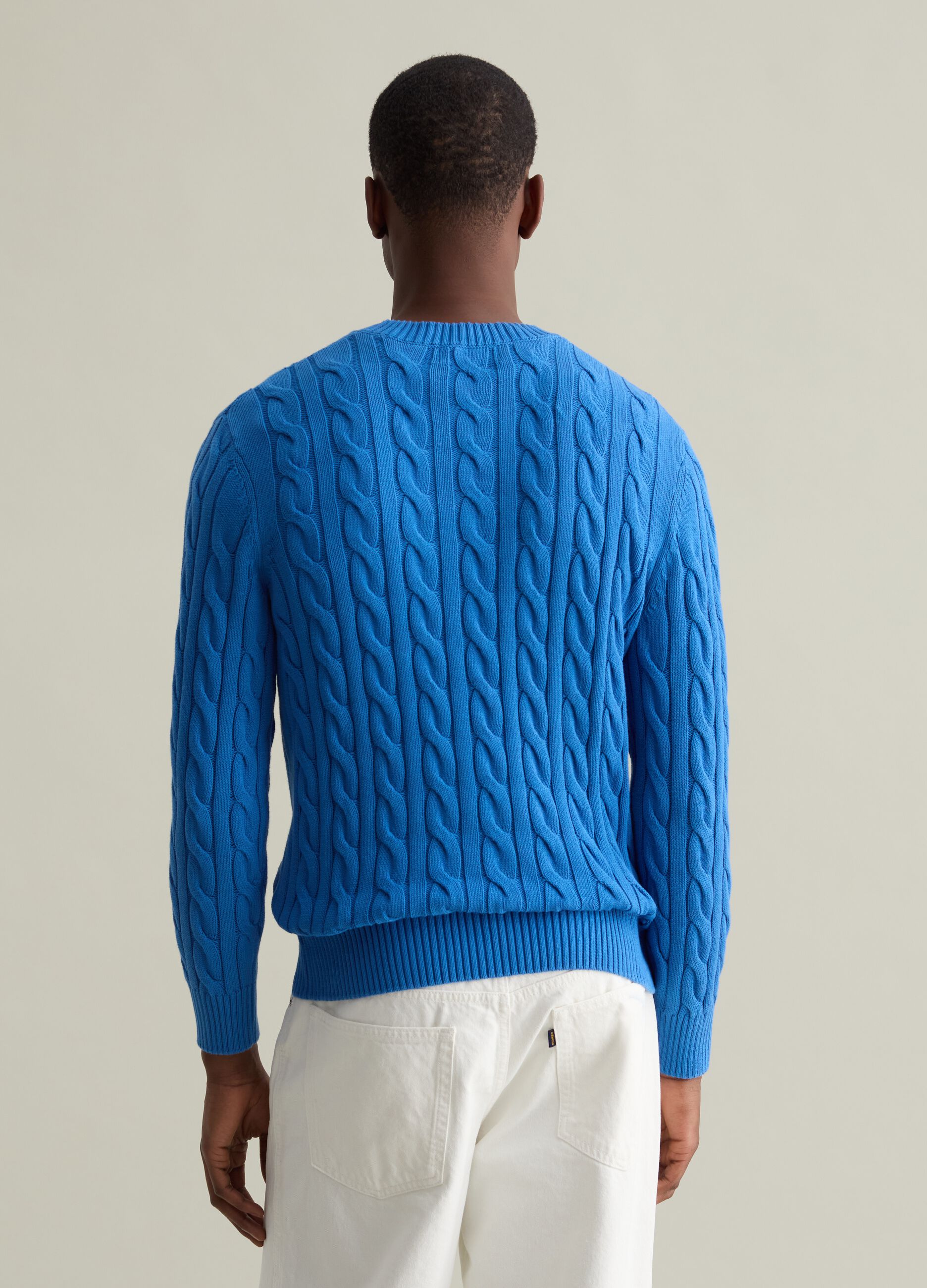 Jersey de punto trenzado