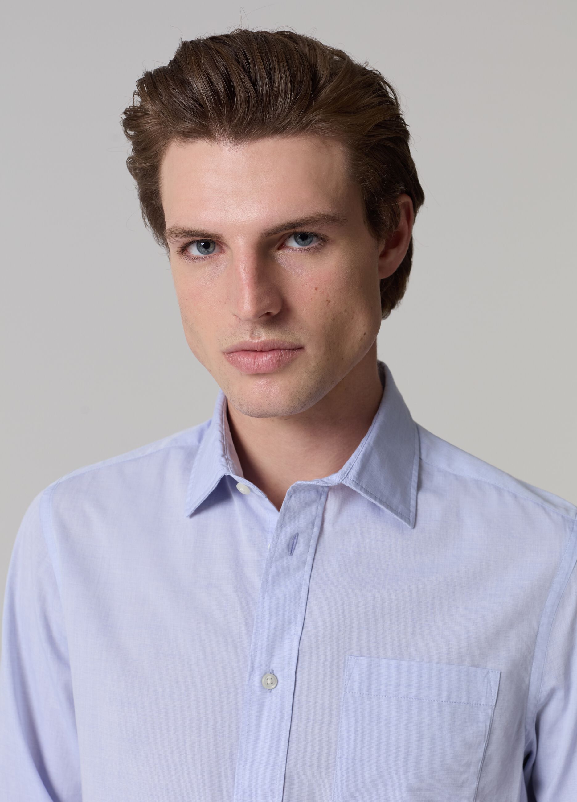 Poplin shirt with pocket_0