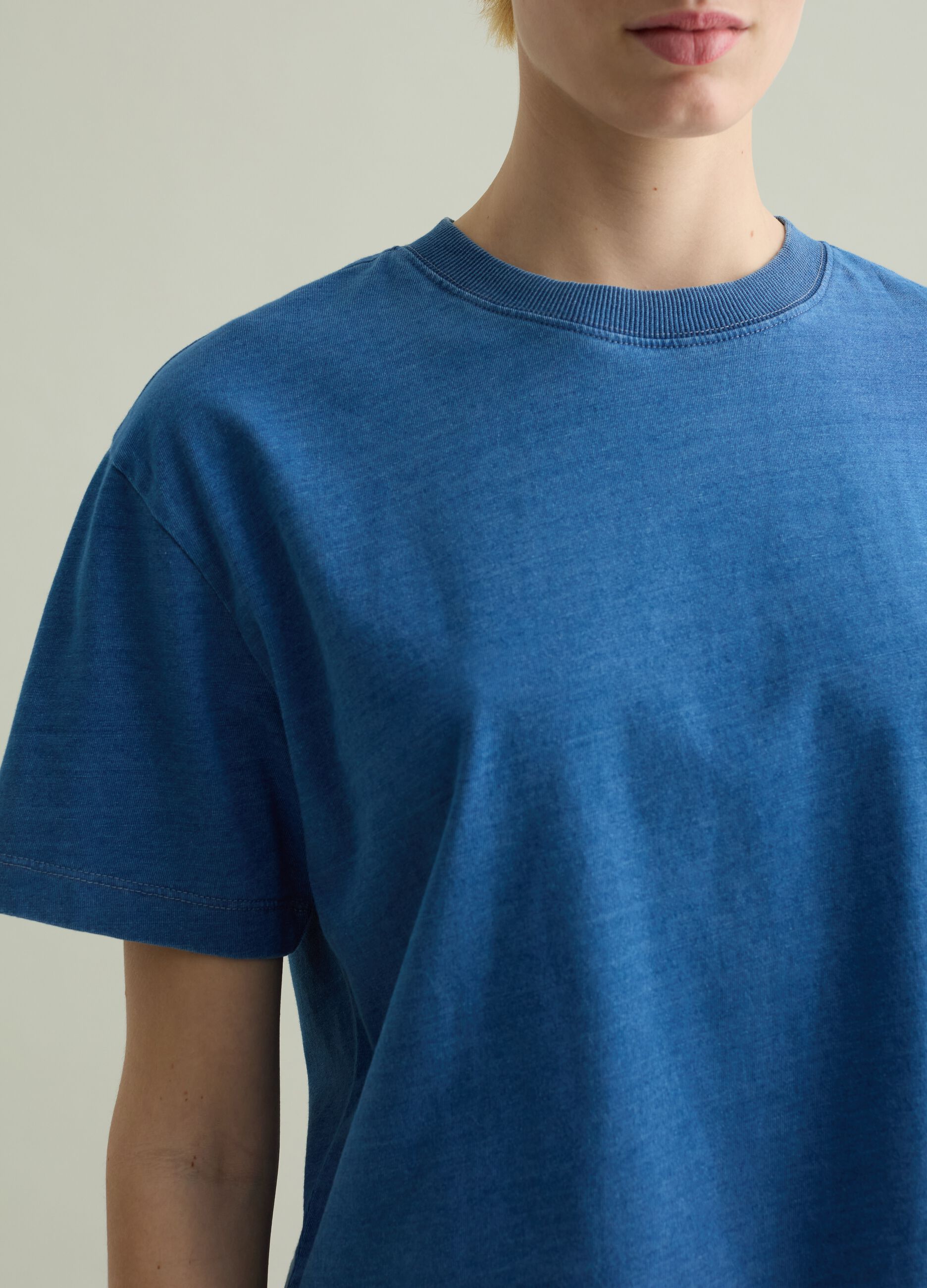 Boxy-fit T-shirt in cotton