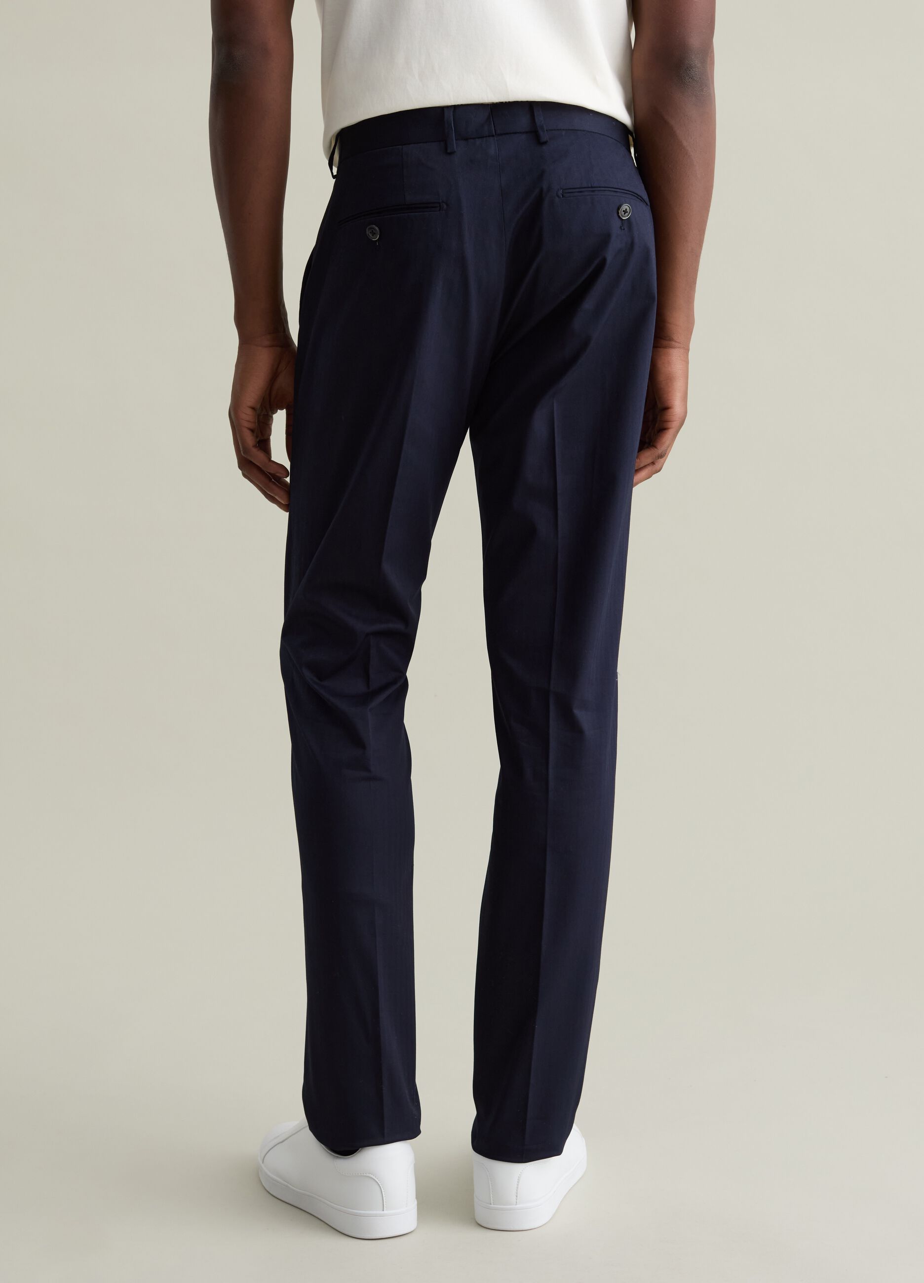 Stretch cotton chinos