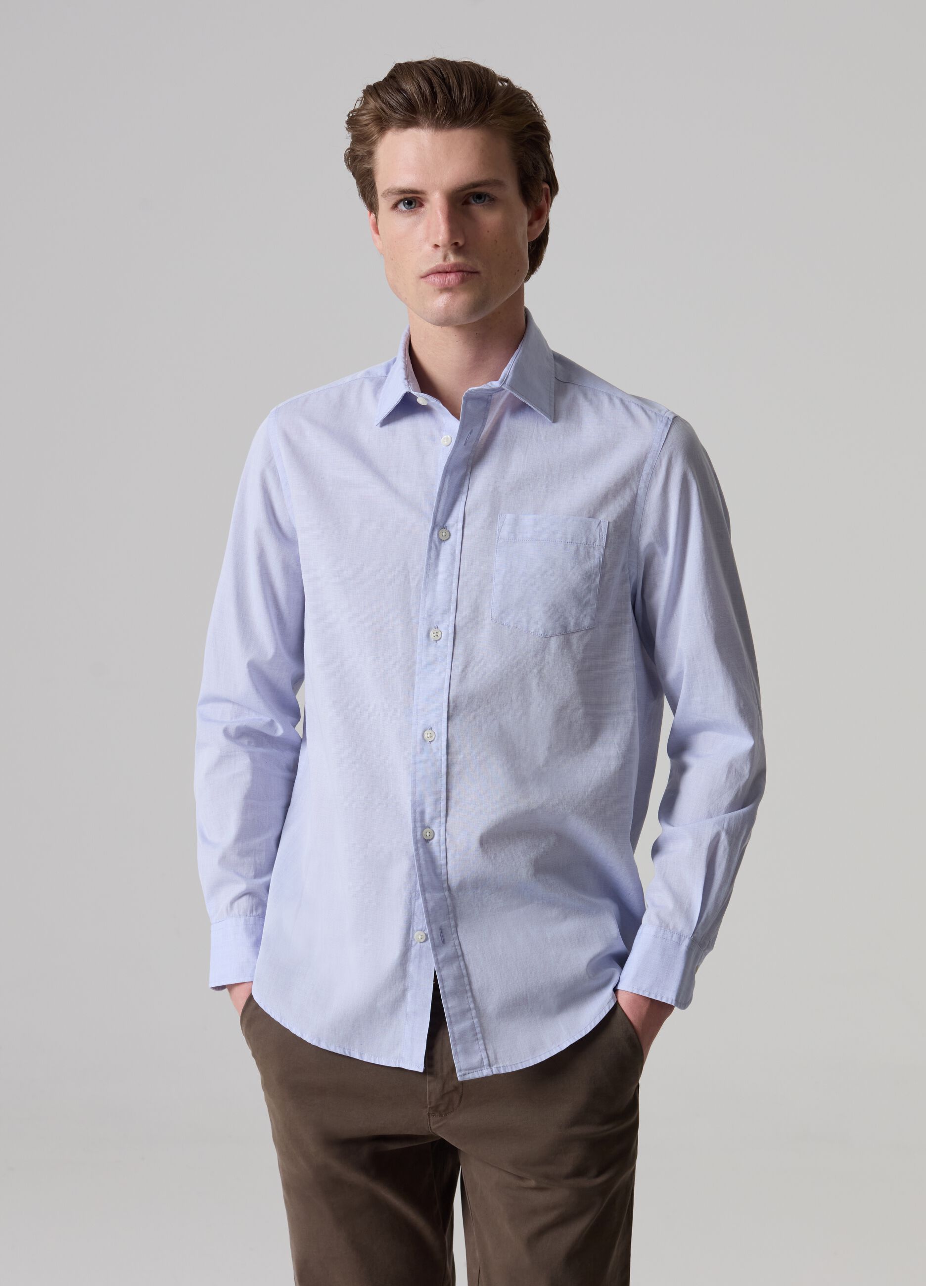 Poplin shirt with pocket_2