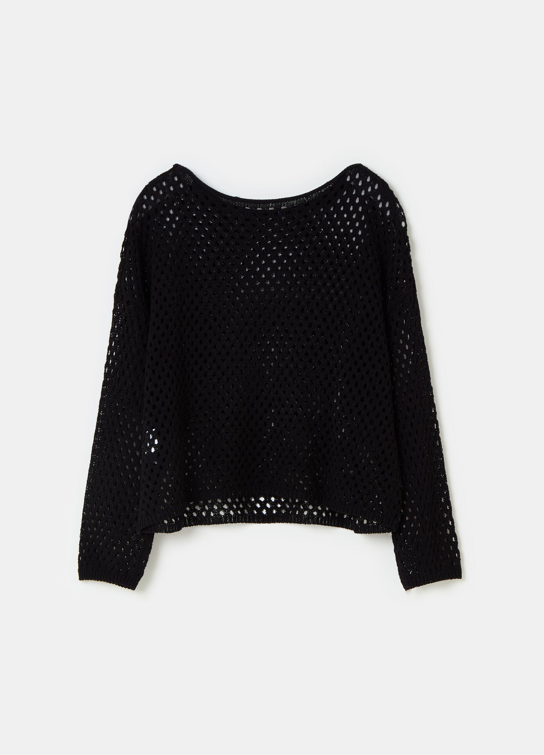 Contemporary oversized crochet top_4