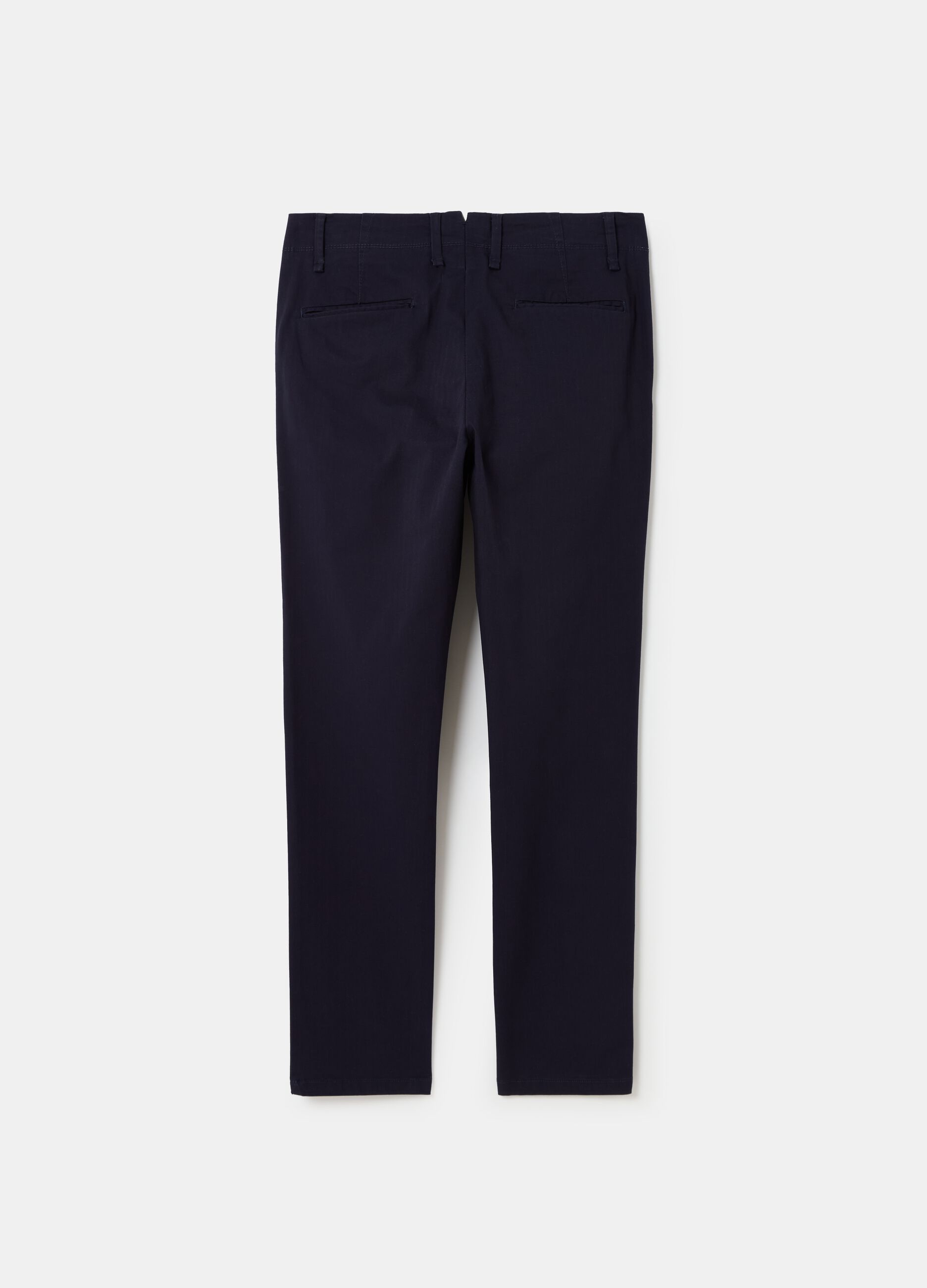 Slim-fit, stretch cotton chinos_4