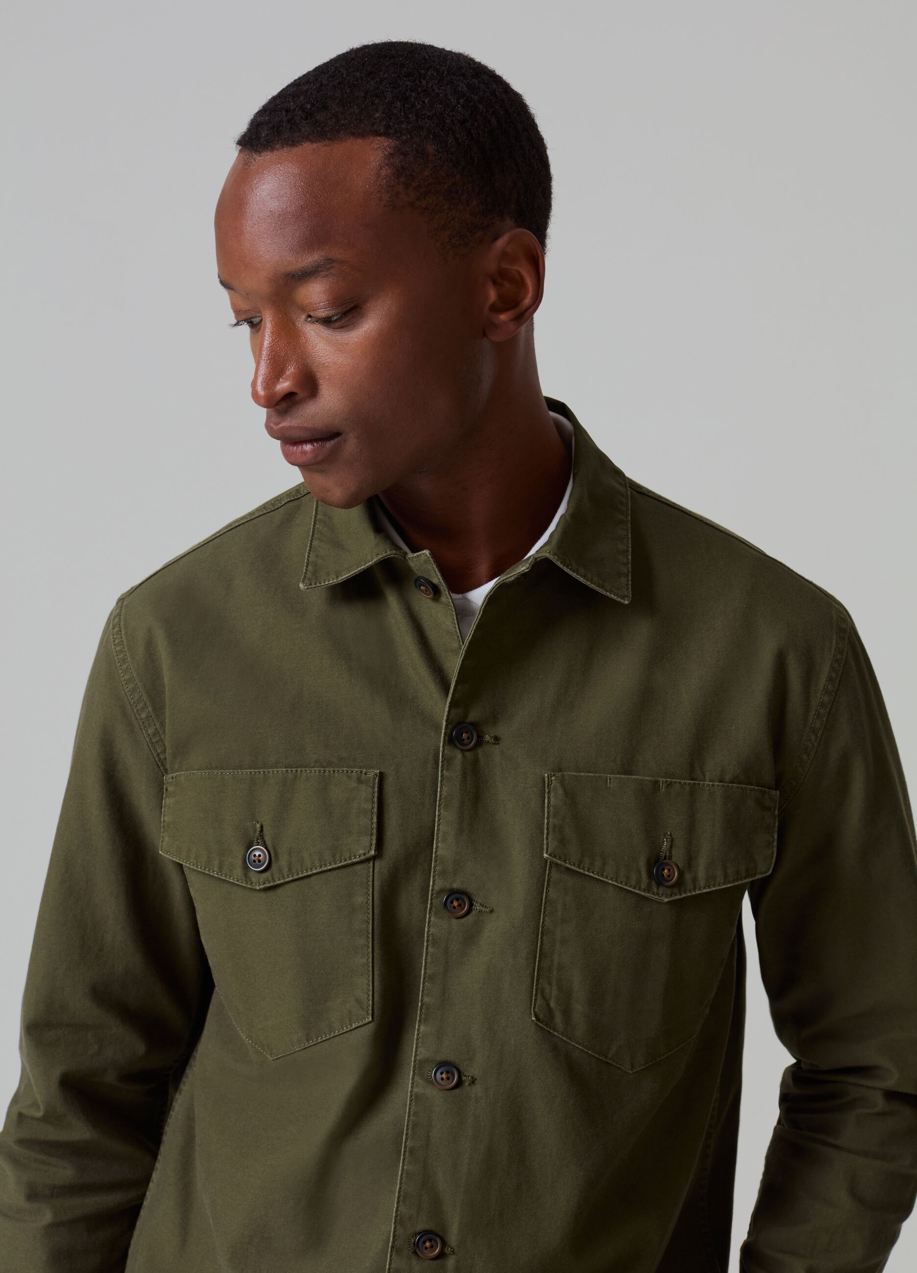 Sobrecamisa de algodón con bolsillos_1