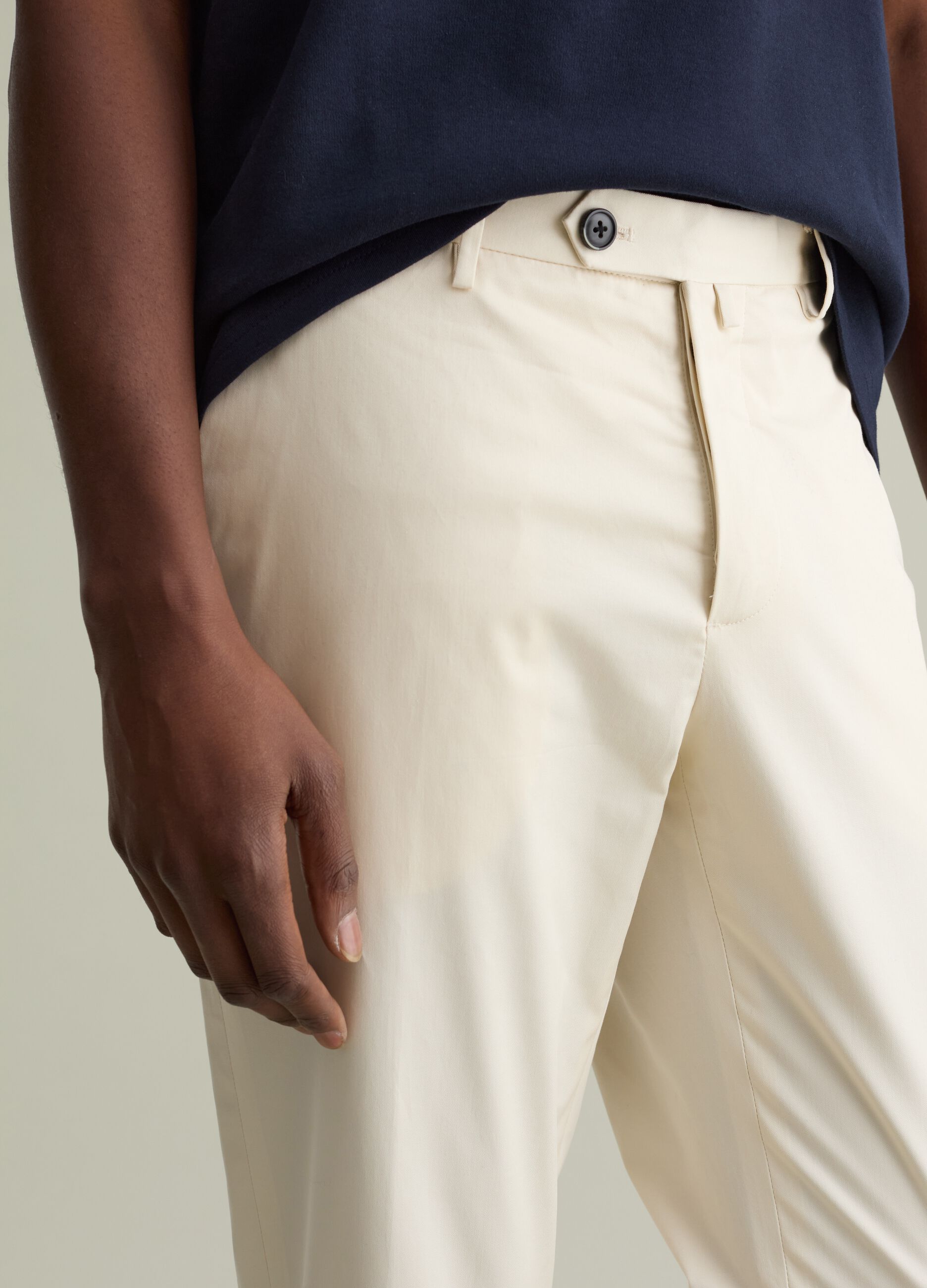 Chinos de algodón elástico