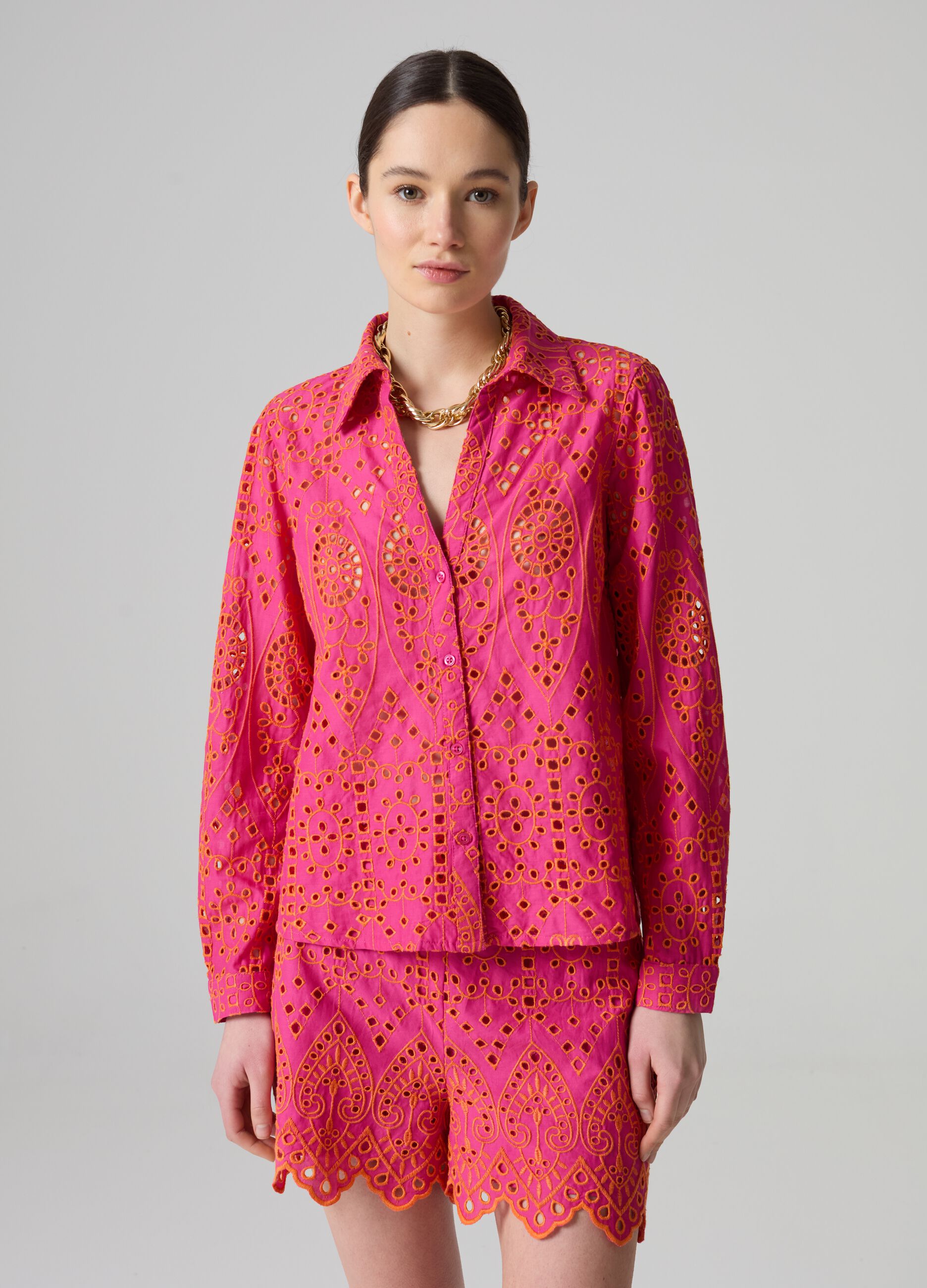 Broderie anglaise shirt