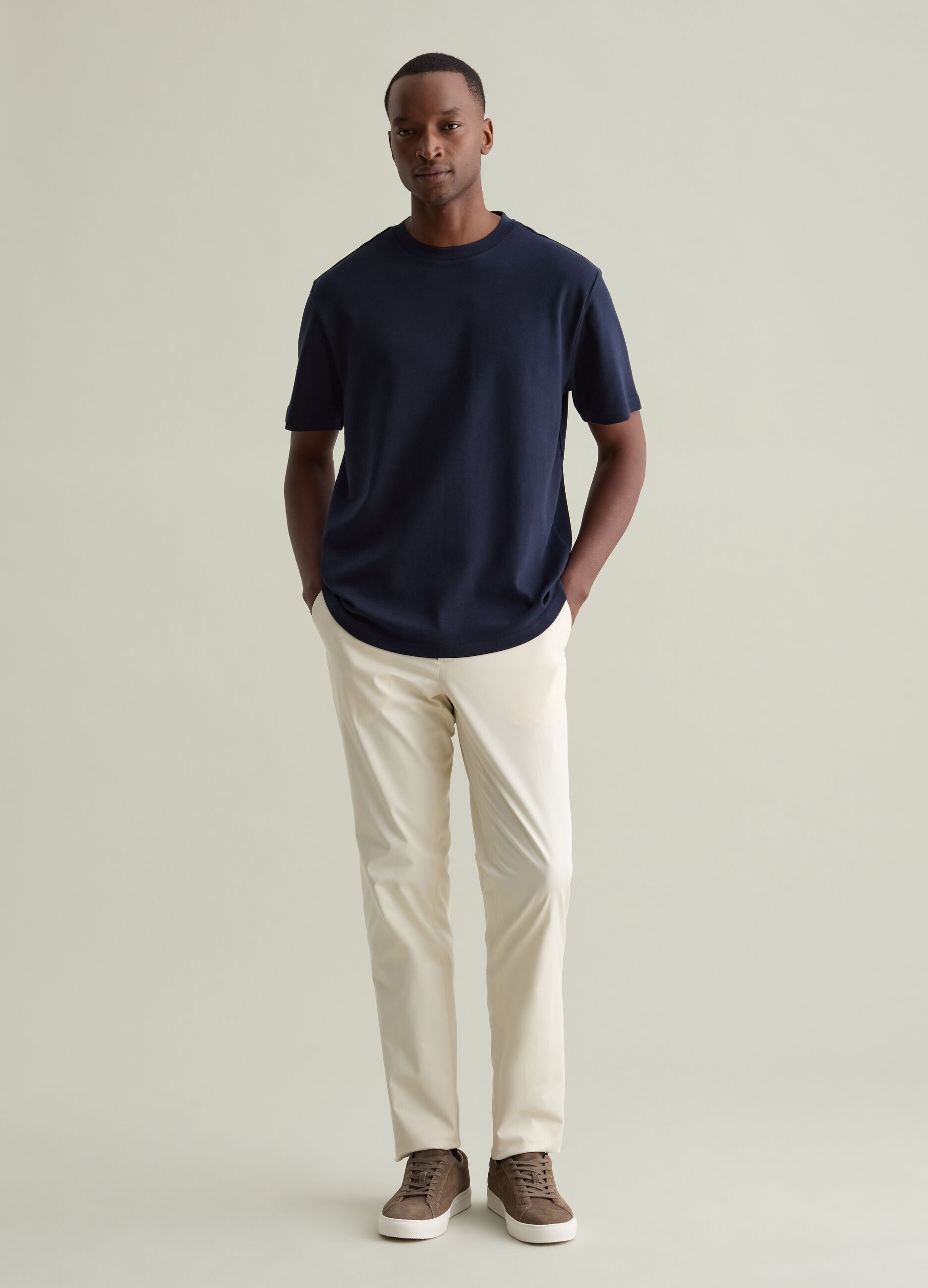 Chinos de algodón elástico
