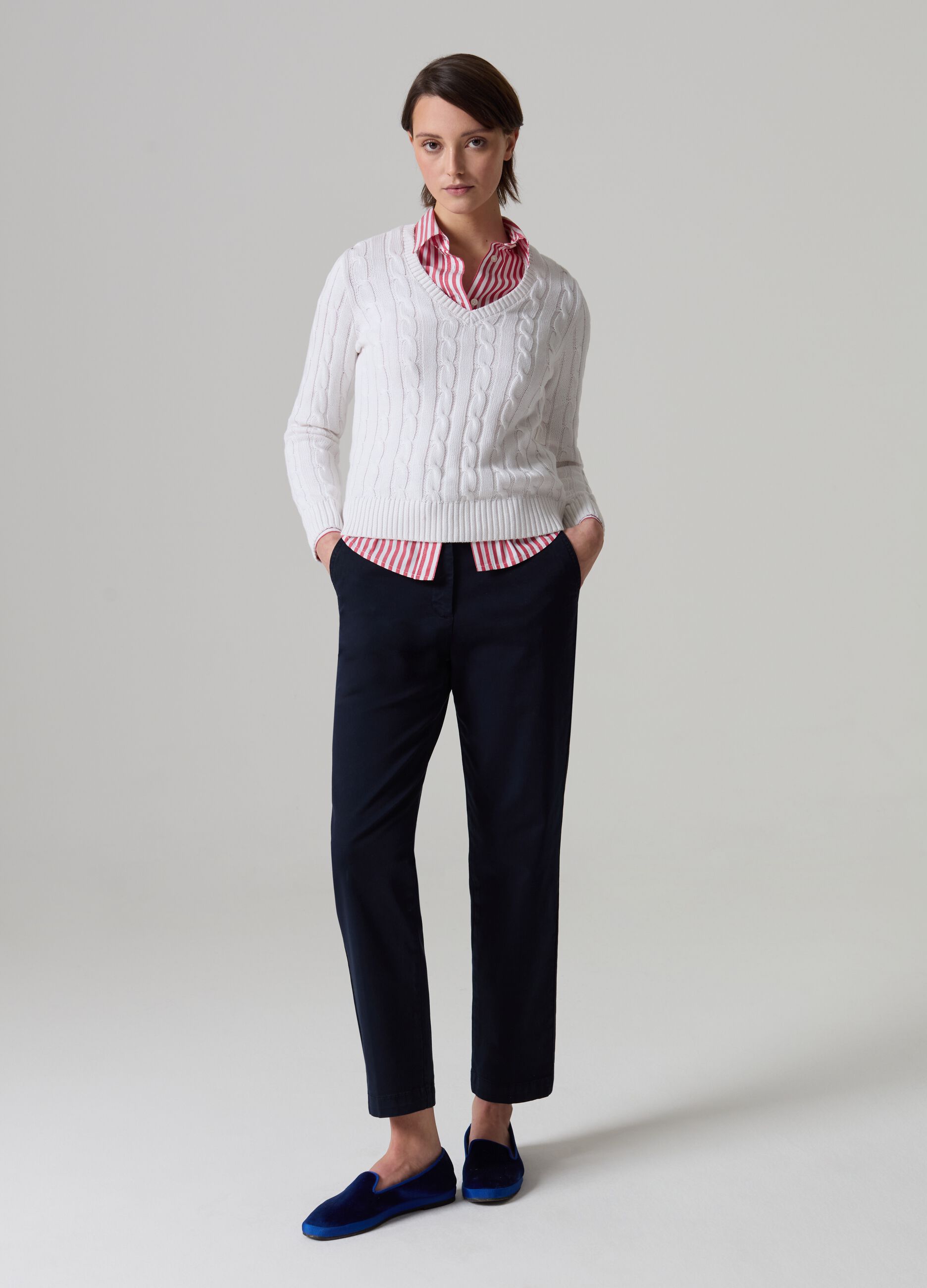 Stretch cotton chinos_0