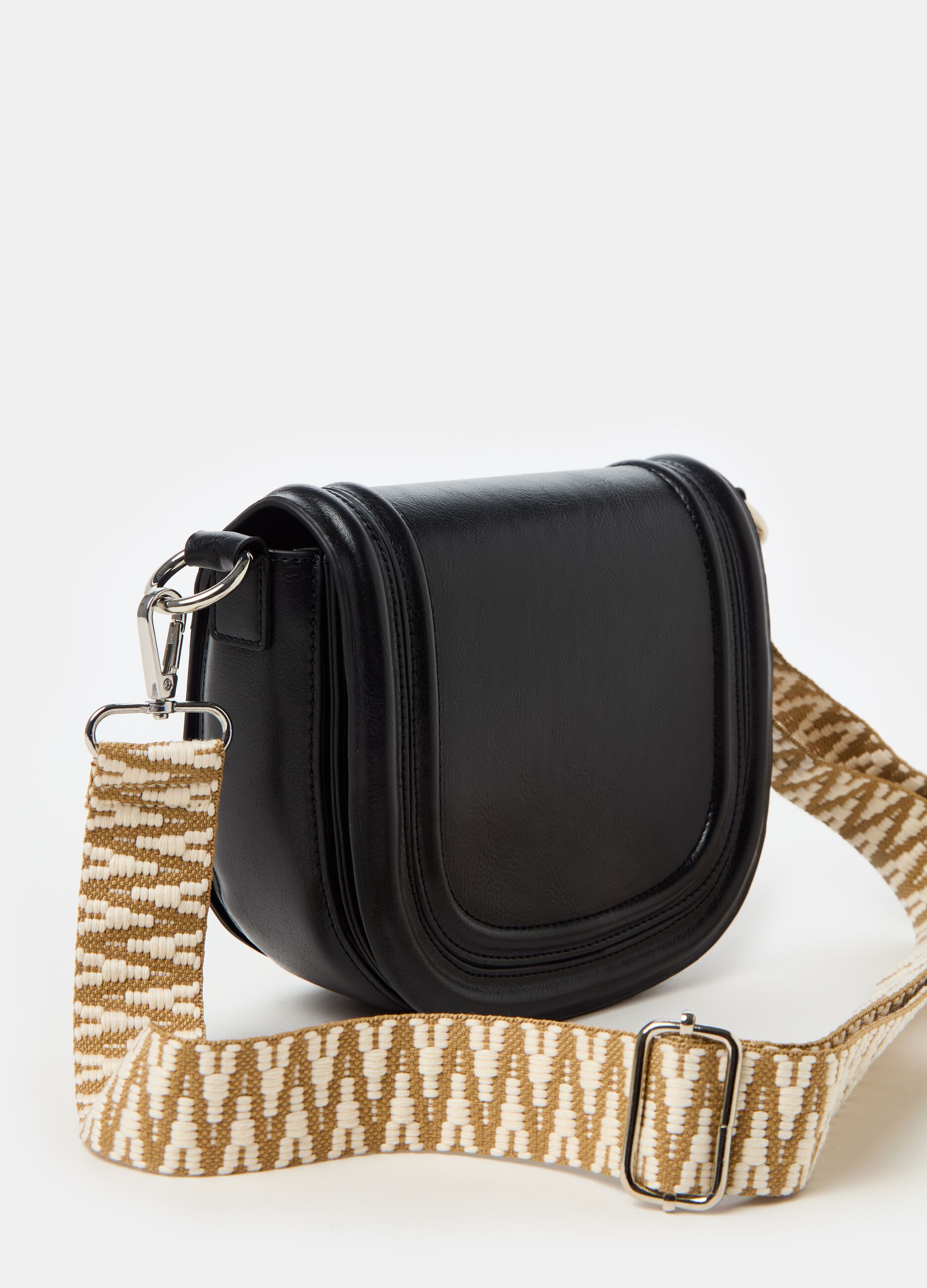Bag strap with geometric pattern_1