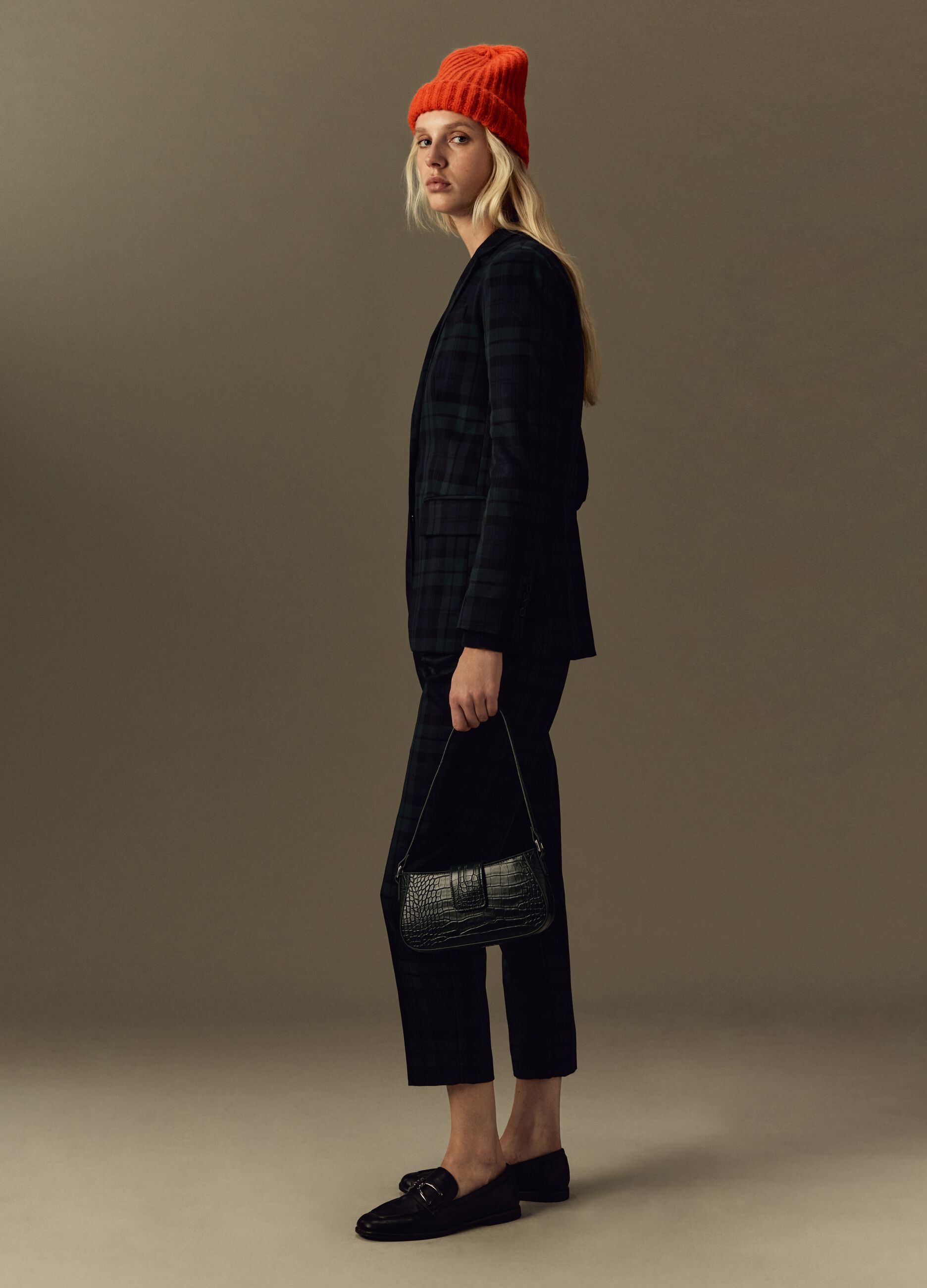 Patterned sales cigarette trousers