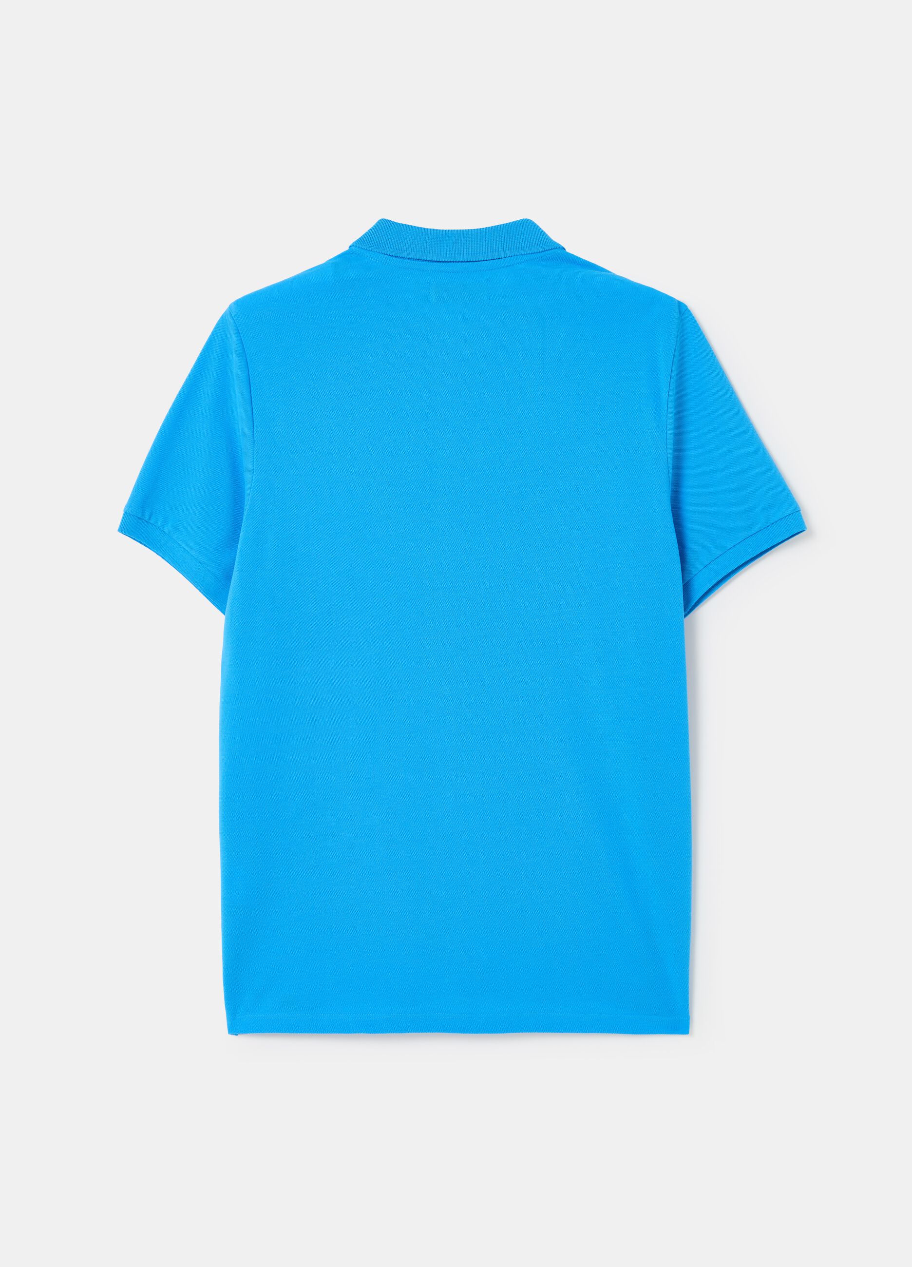 Supima cotton piquet polo shirt_4