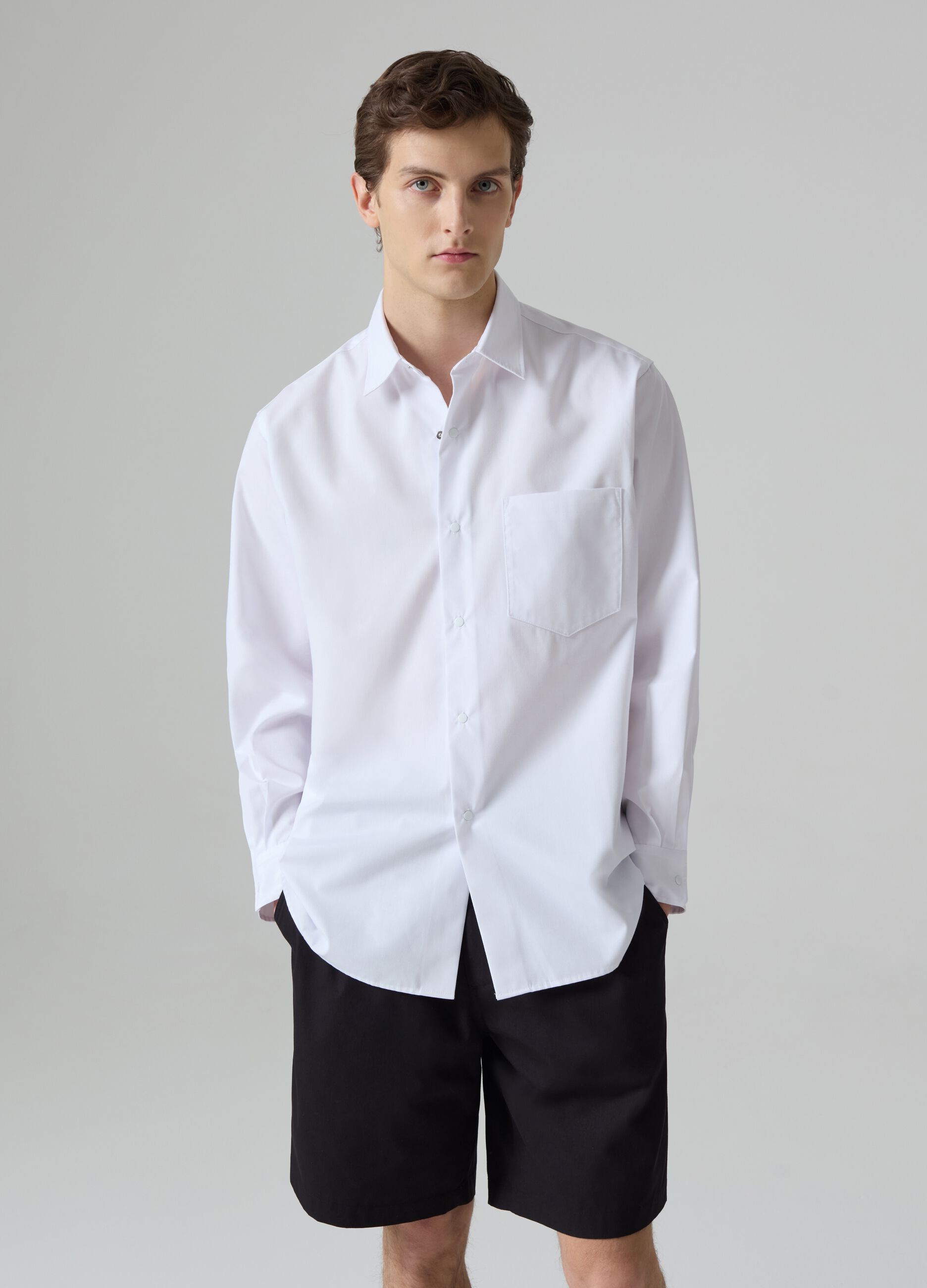 Selection regular-fit shirt with pocket_0