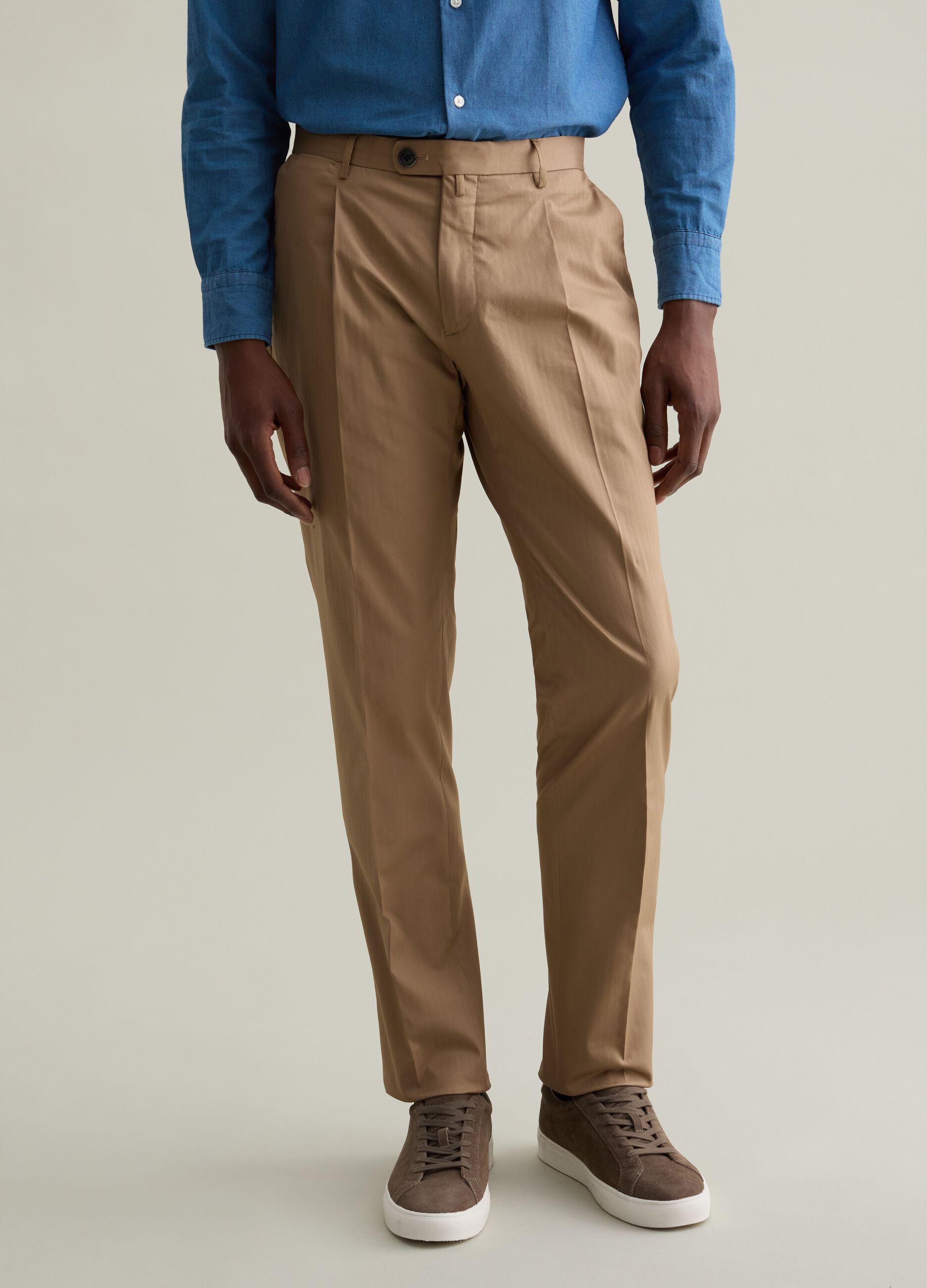 Stretch cotton chinos