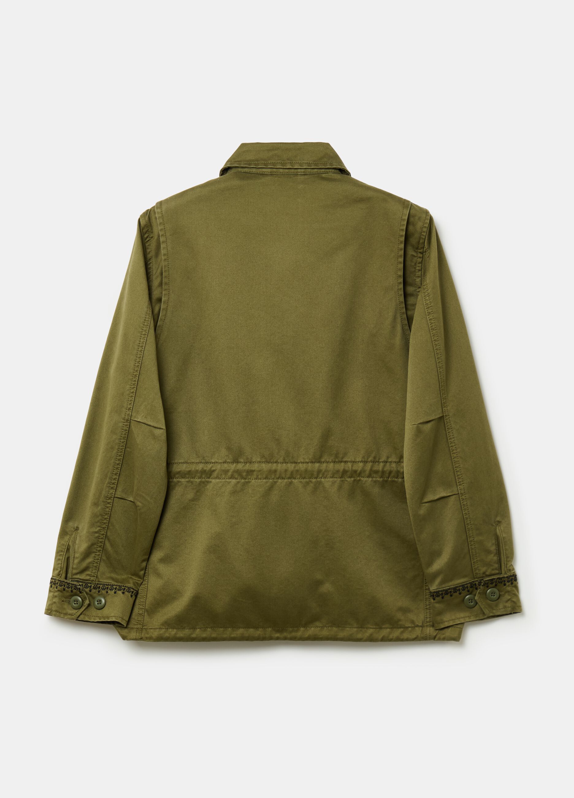 Safari jacket with embroidered details_4