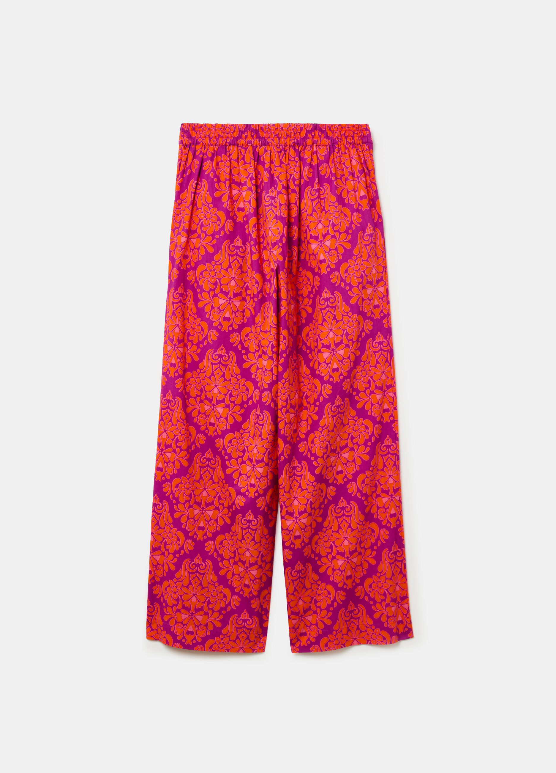 Pantalón wide leg estampado_4