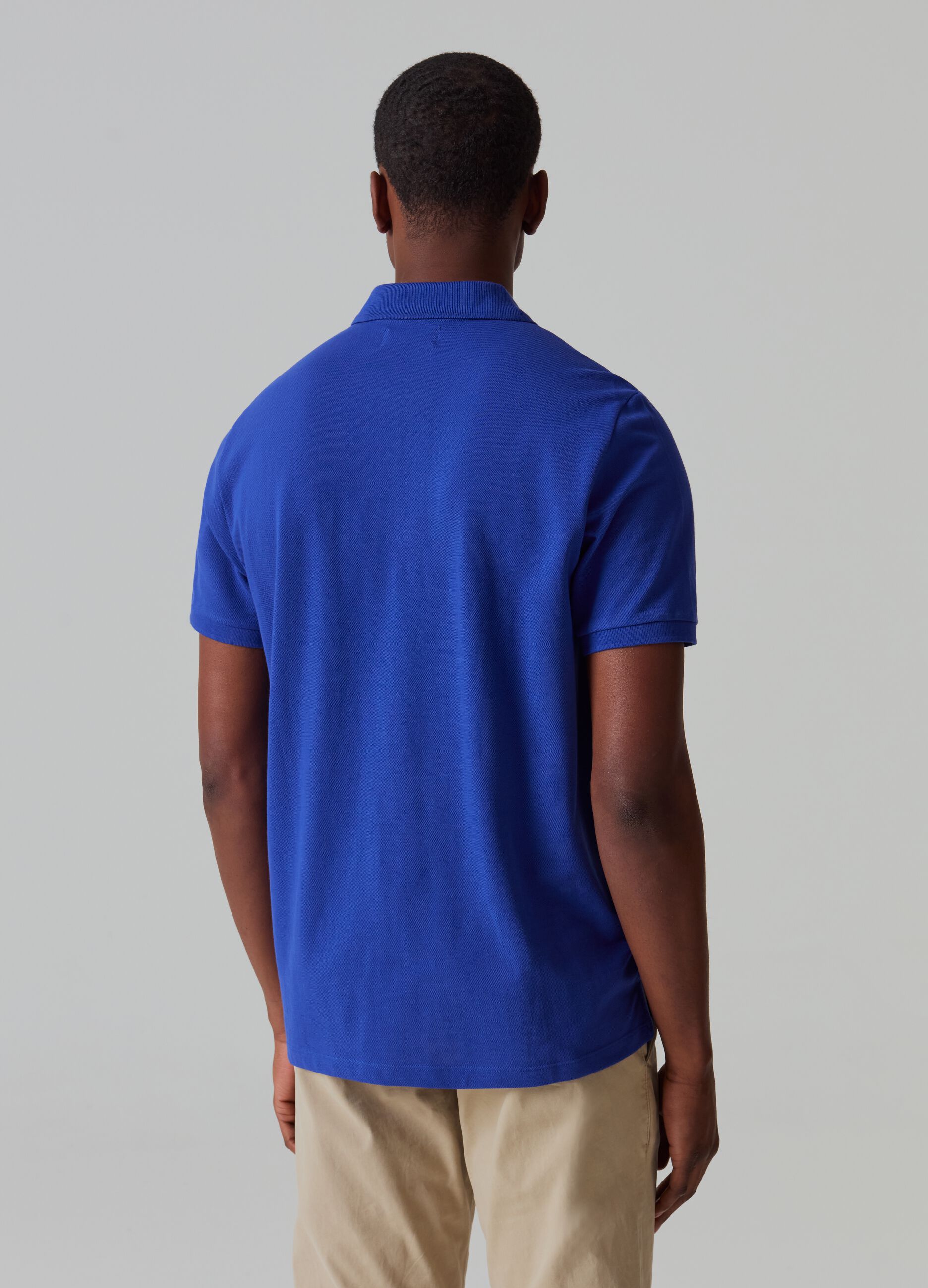 Supima cotton piquet polo shirt