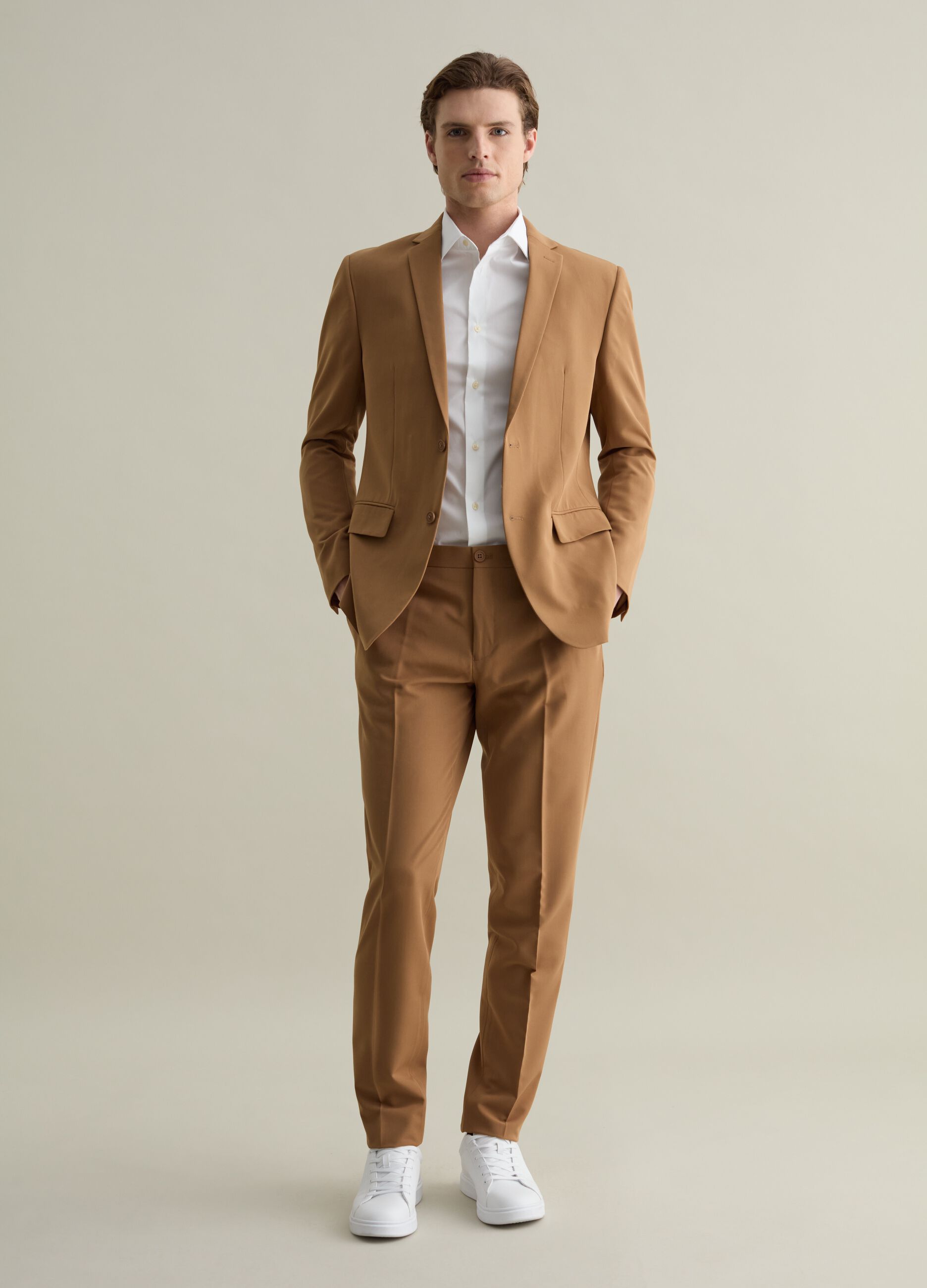 Pantalón de vestir elástico