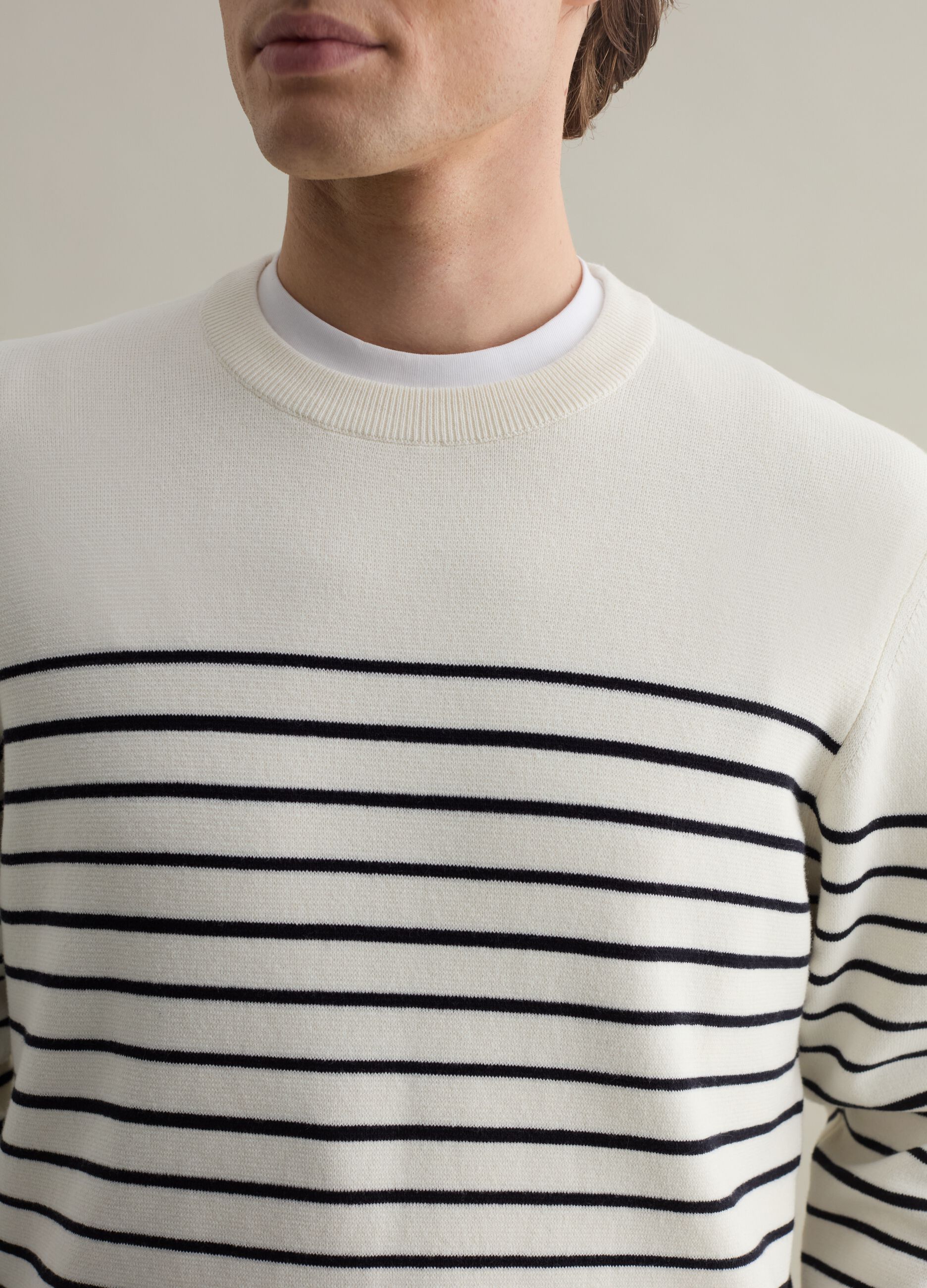 Jersey de rayas finas