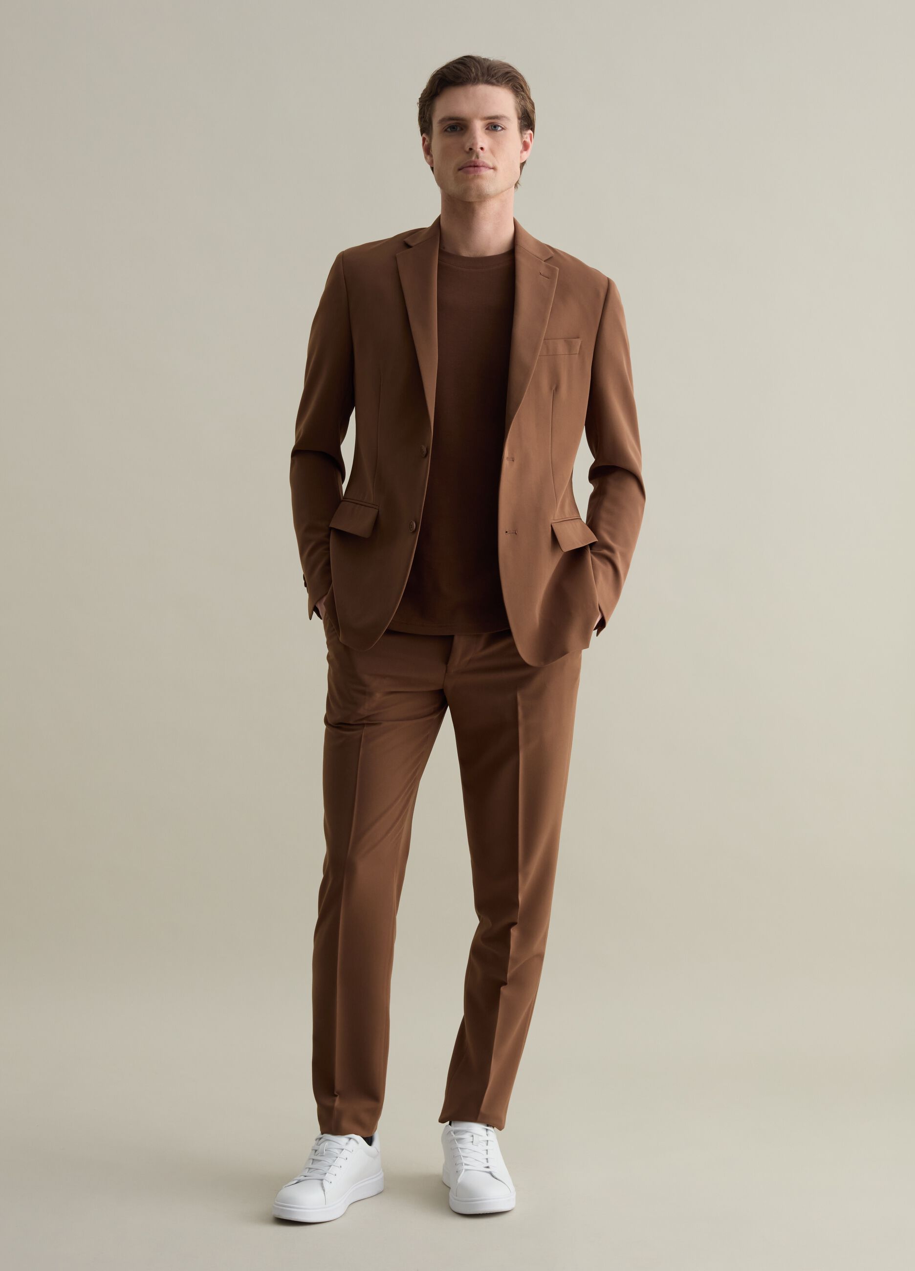 Single-breasted regular-fit blazer