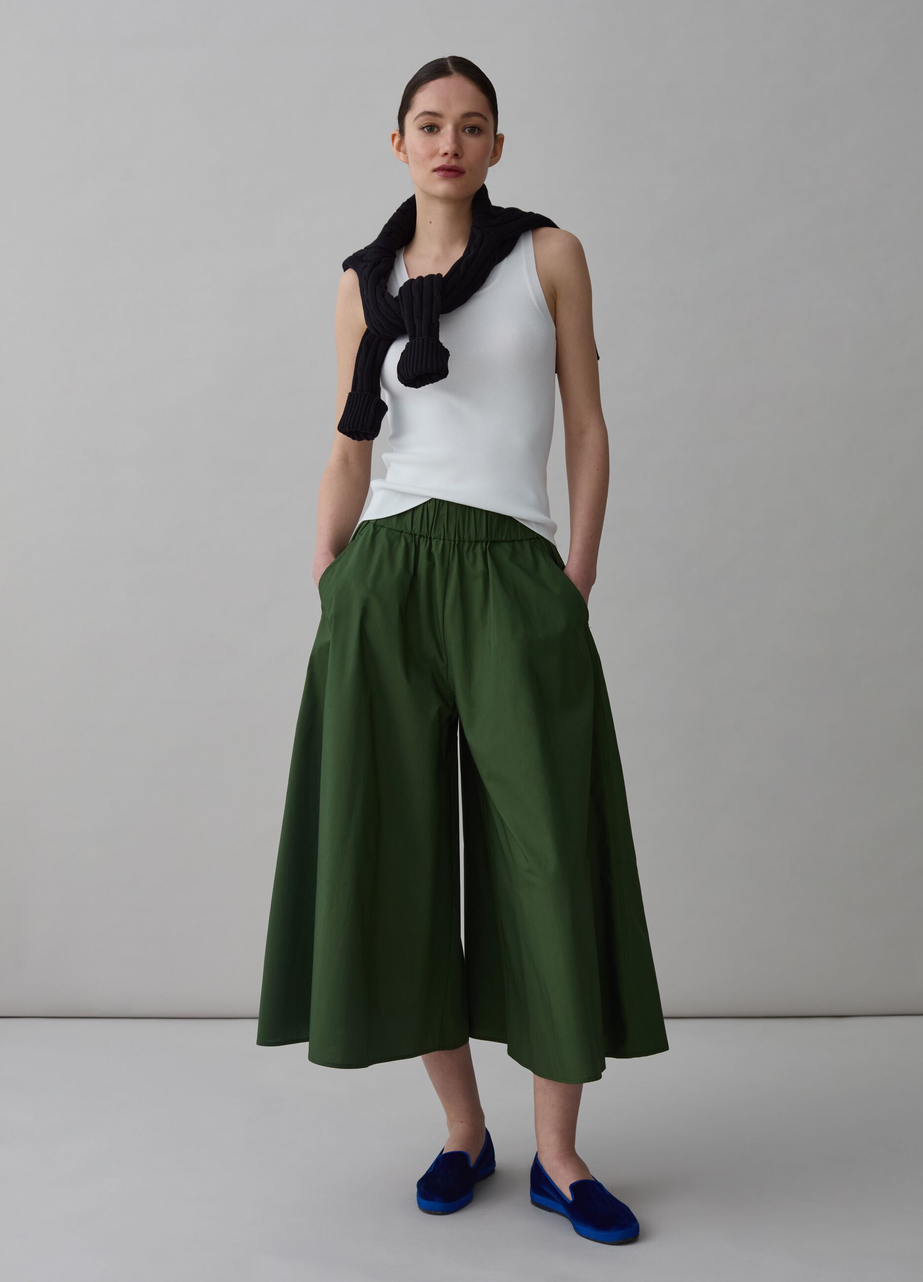 Culottes in poplin_0
