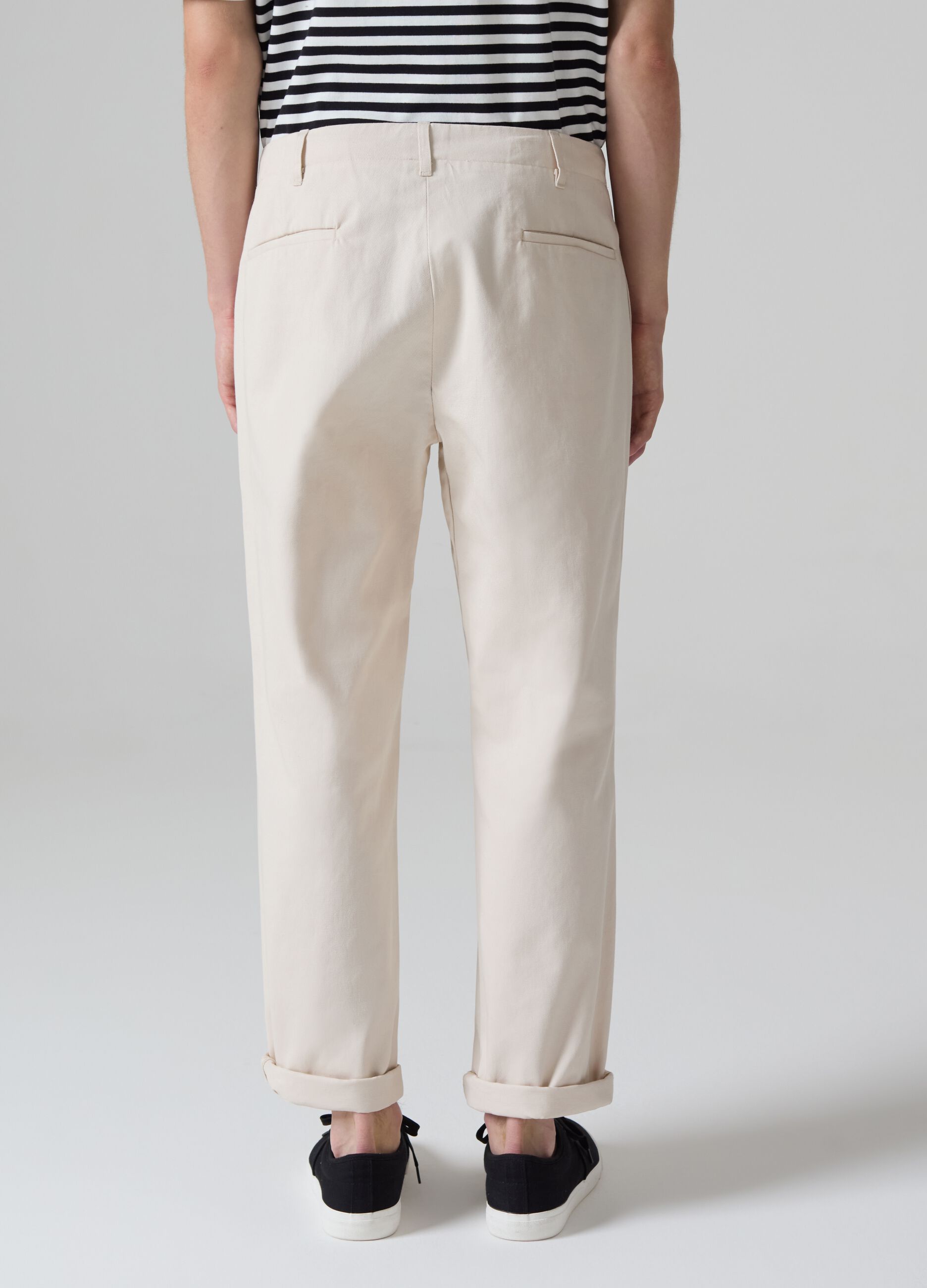 Pantalón straight fit de algodón Selection