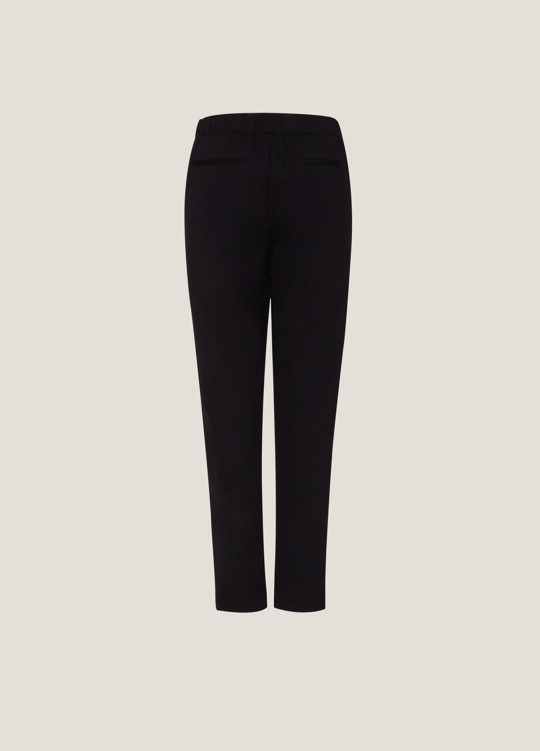 Buy 7STAR NX Solid Cotton Slub Cigarette Pant | Regular Fit Stretchable  Potli Pants/Cigarette/Trousers, Bundi Pants for Women, Girls Pack of 2 (36,  Black + White) at Amazon.in