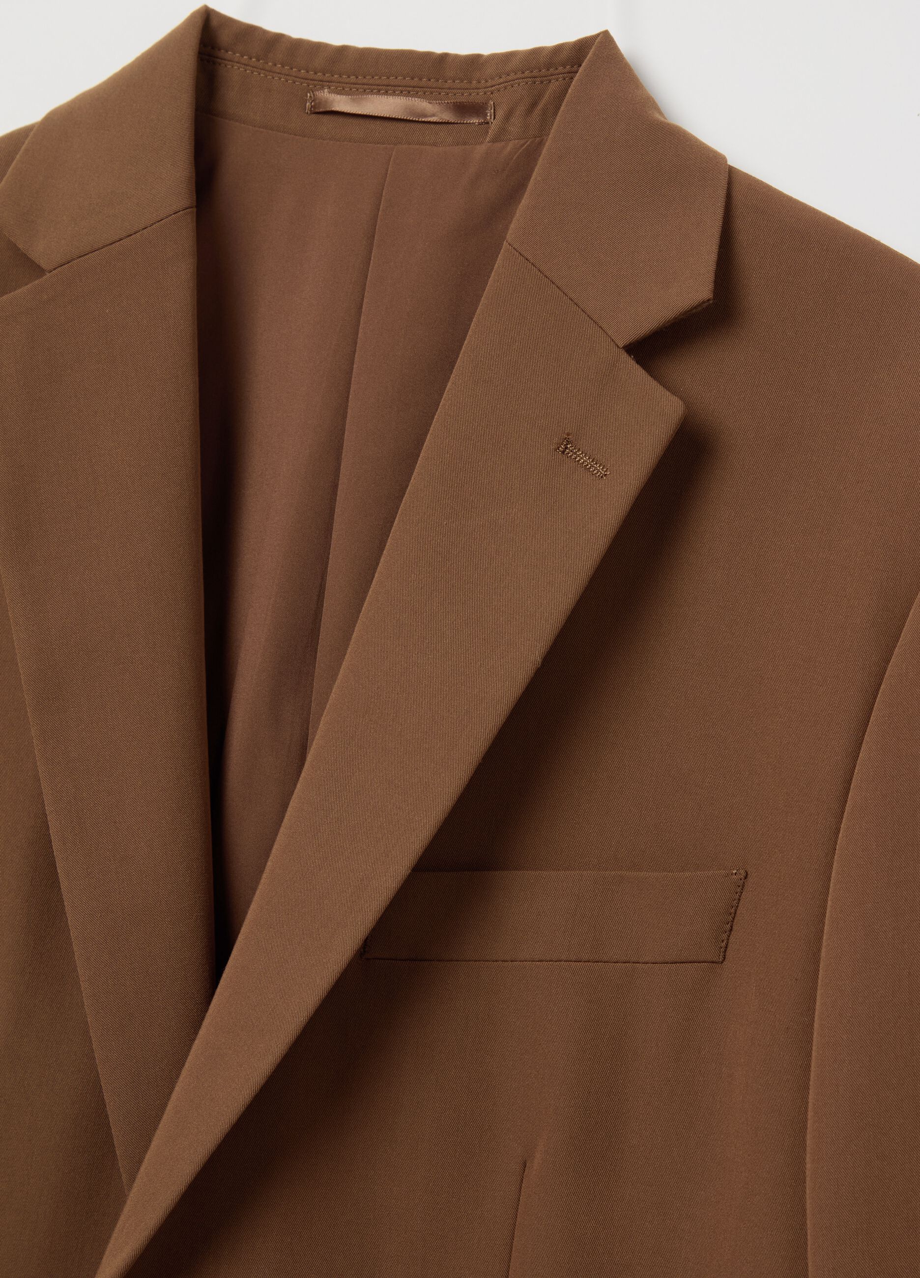 Single-breasted regular-fit blazer