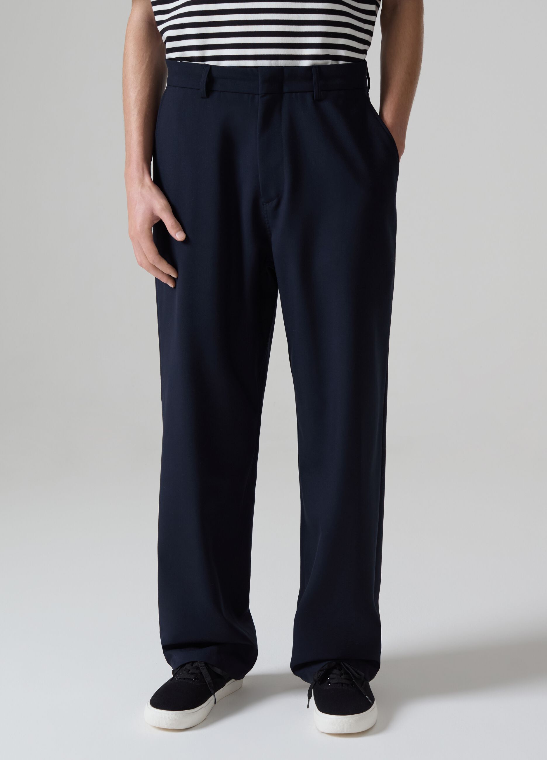 Selection relaxed-fit trousers