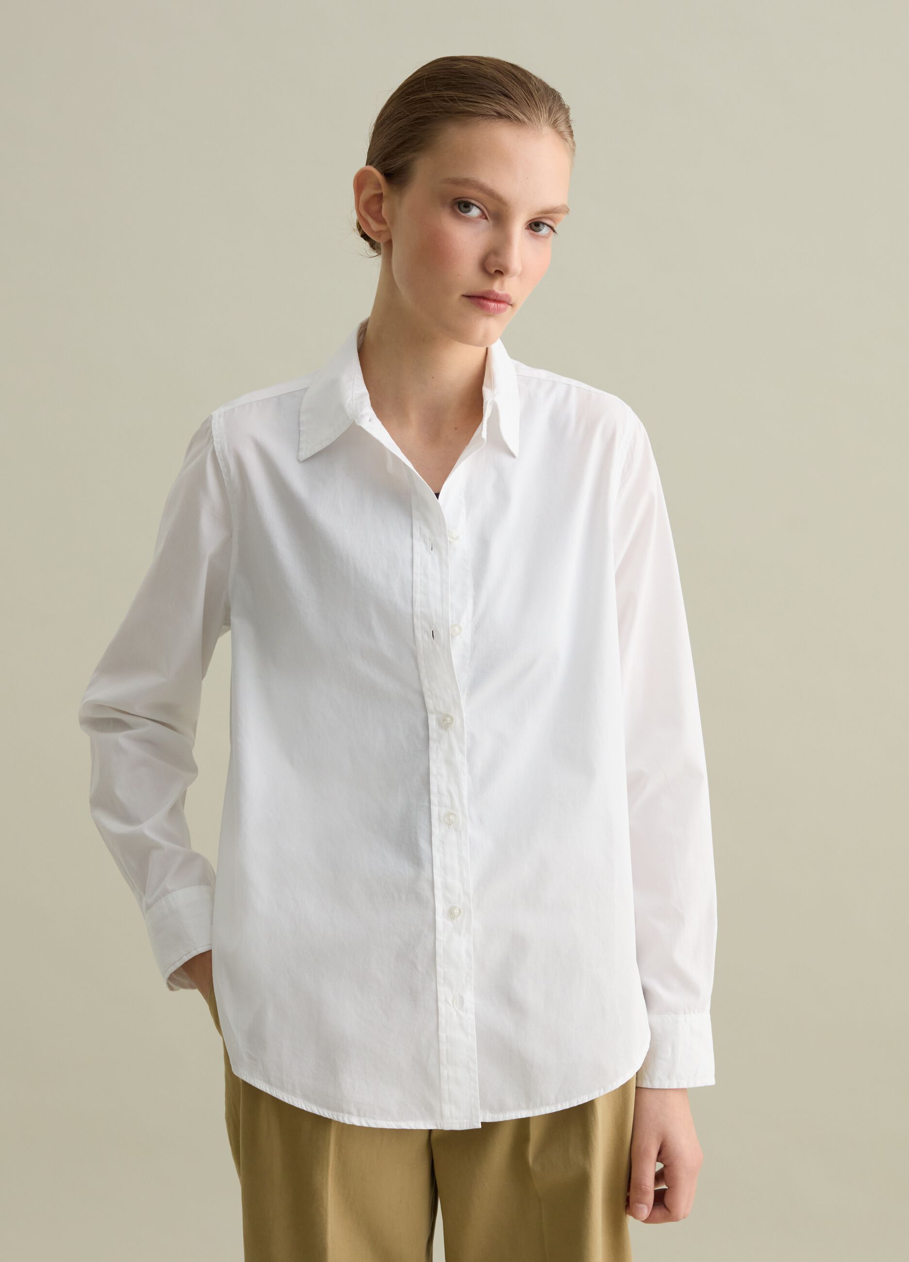 Camisa de popelina