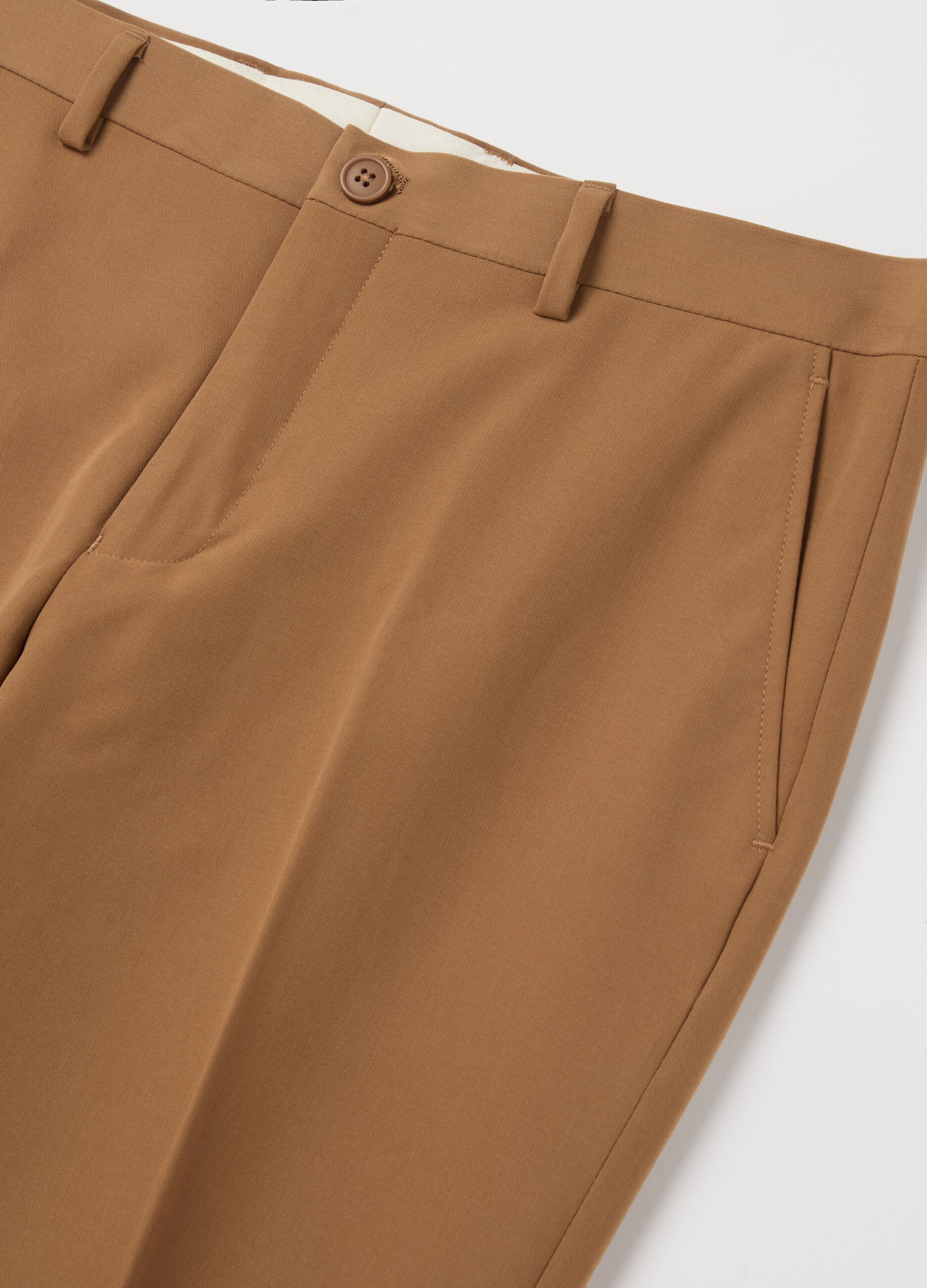 Pantalón de vestir elástico