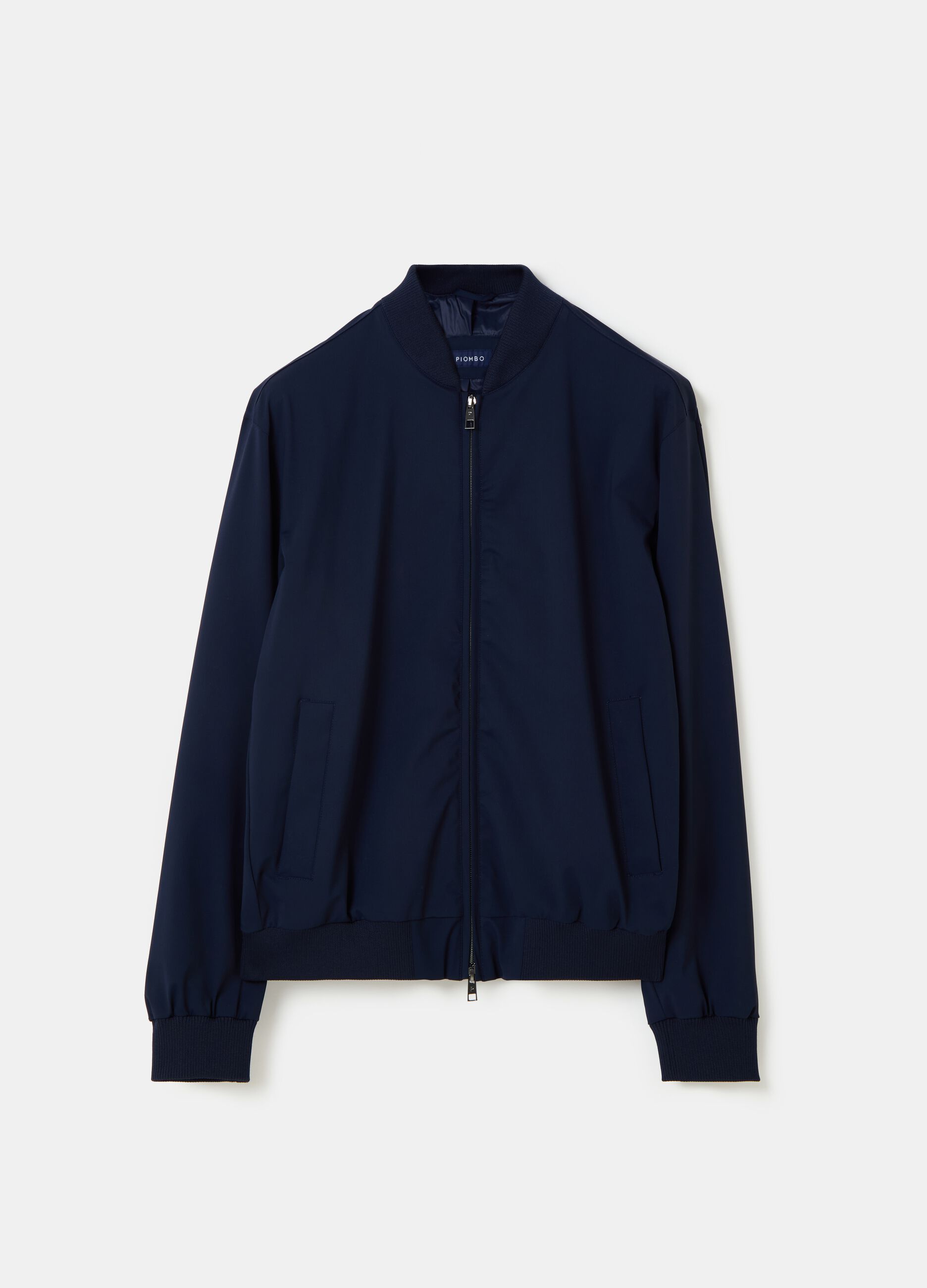 Contemporary short full-zip jacket