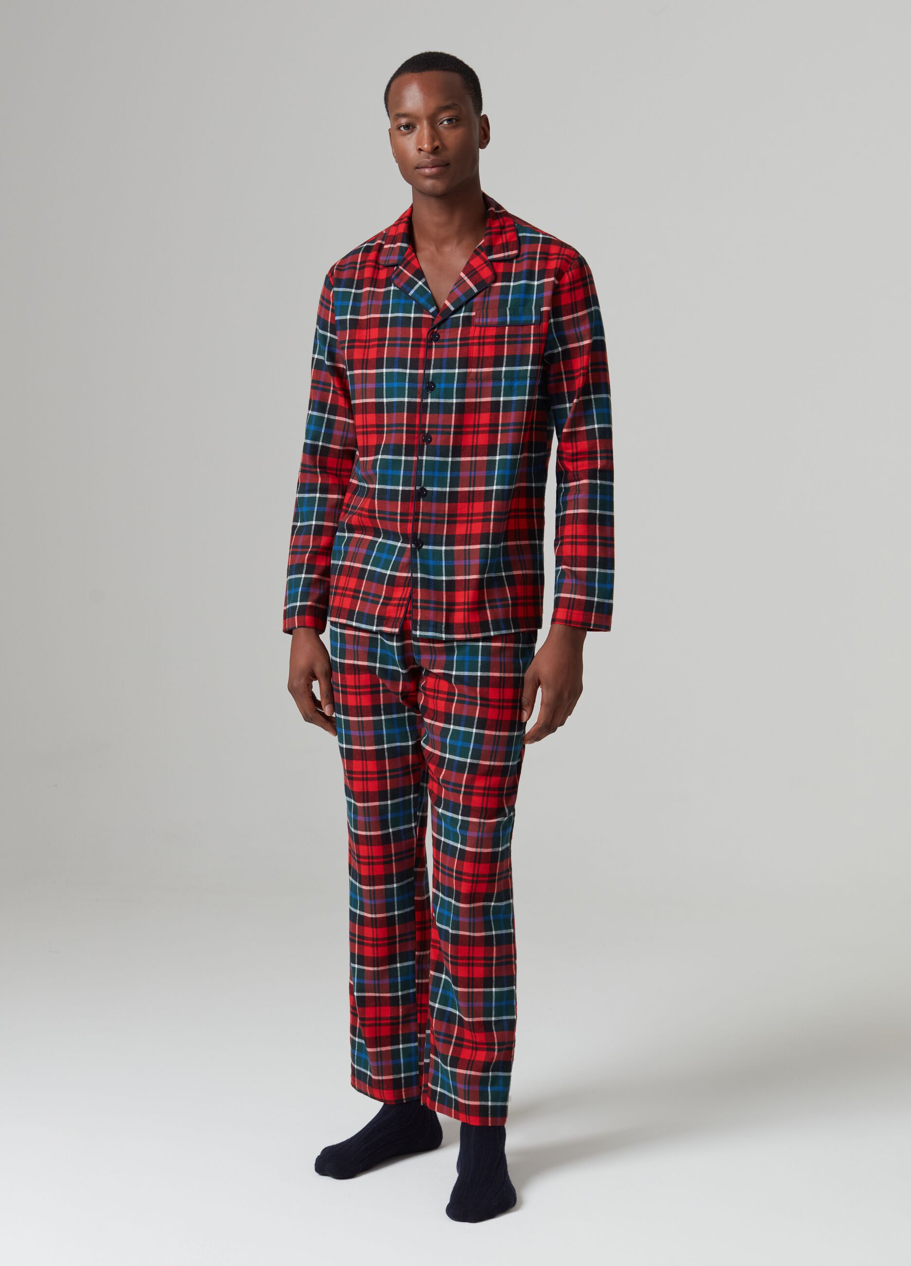 Tartan hotsell pyjamas men