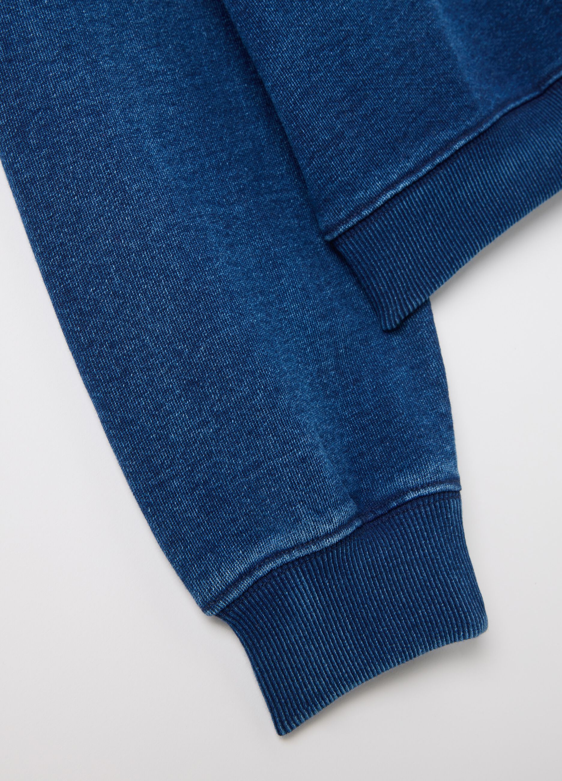 Sudadera oversize de denim