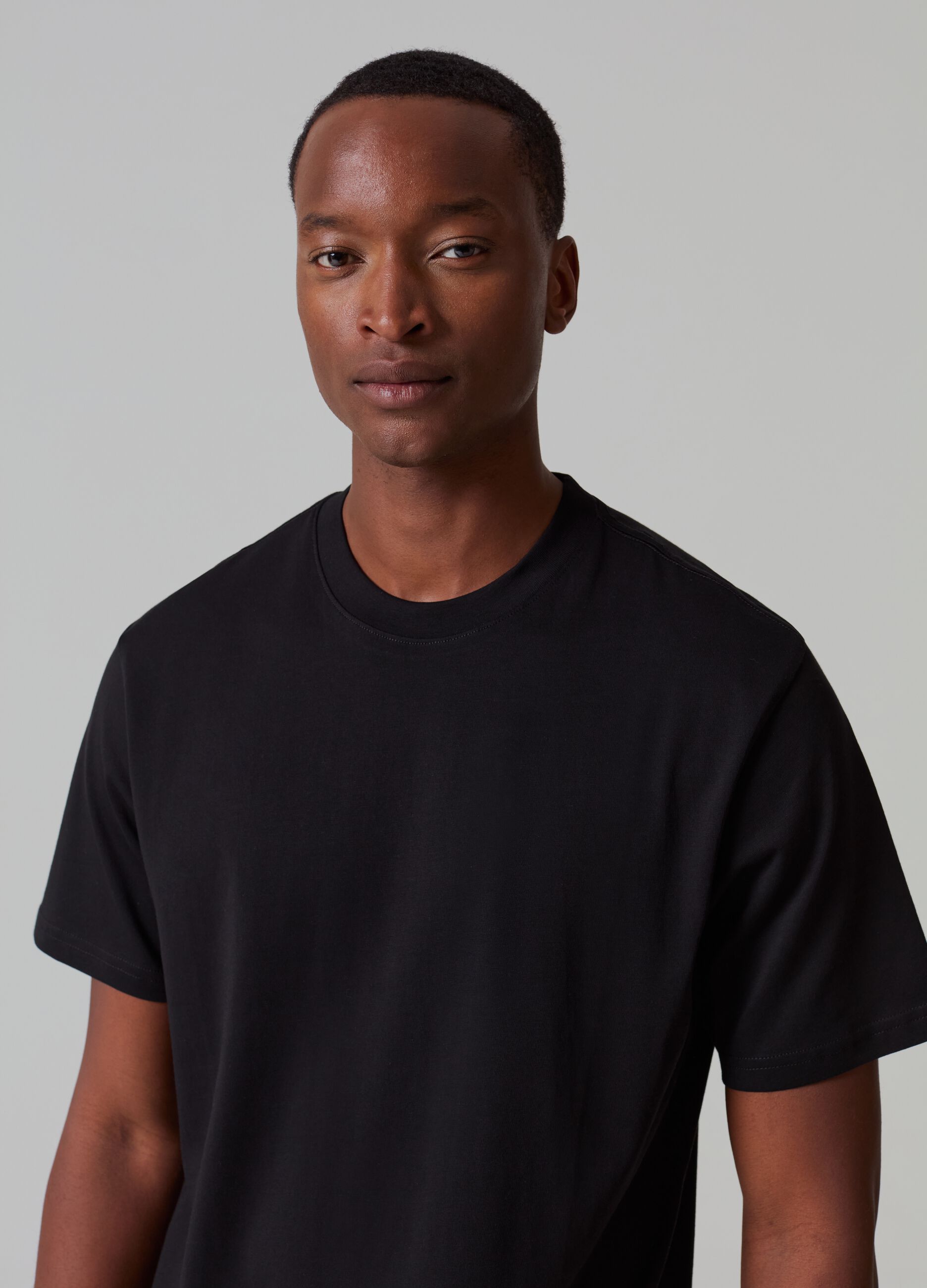 Buy The Black Supima Cotton T-shirt For Men's