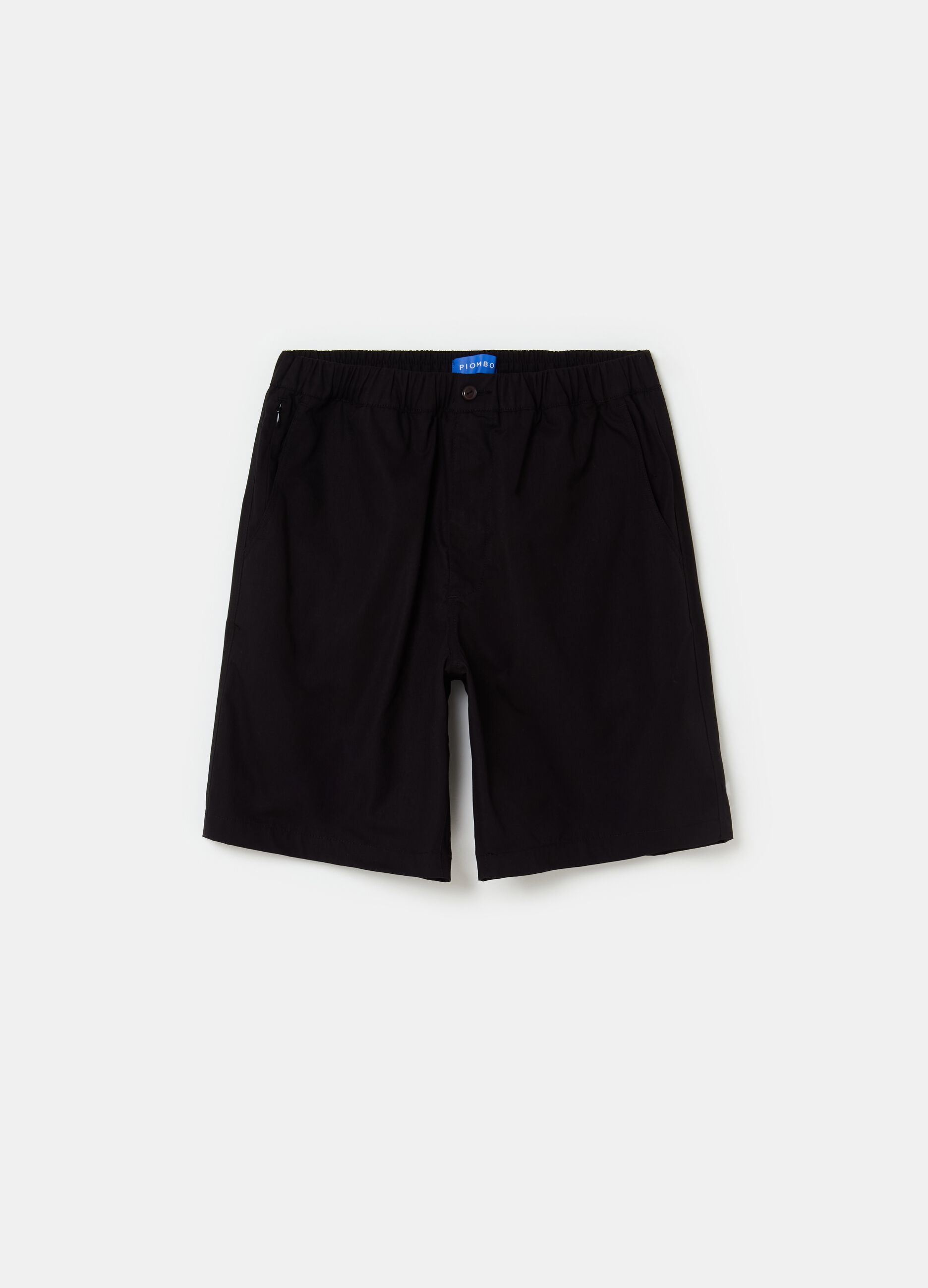 Selection solid colour Bermuda shorts_3