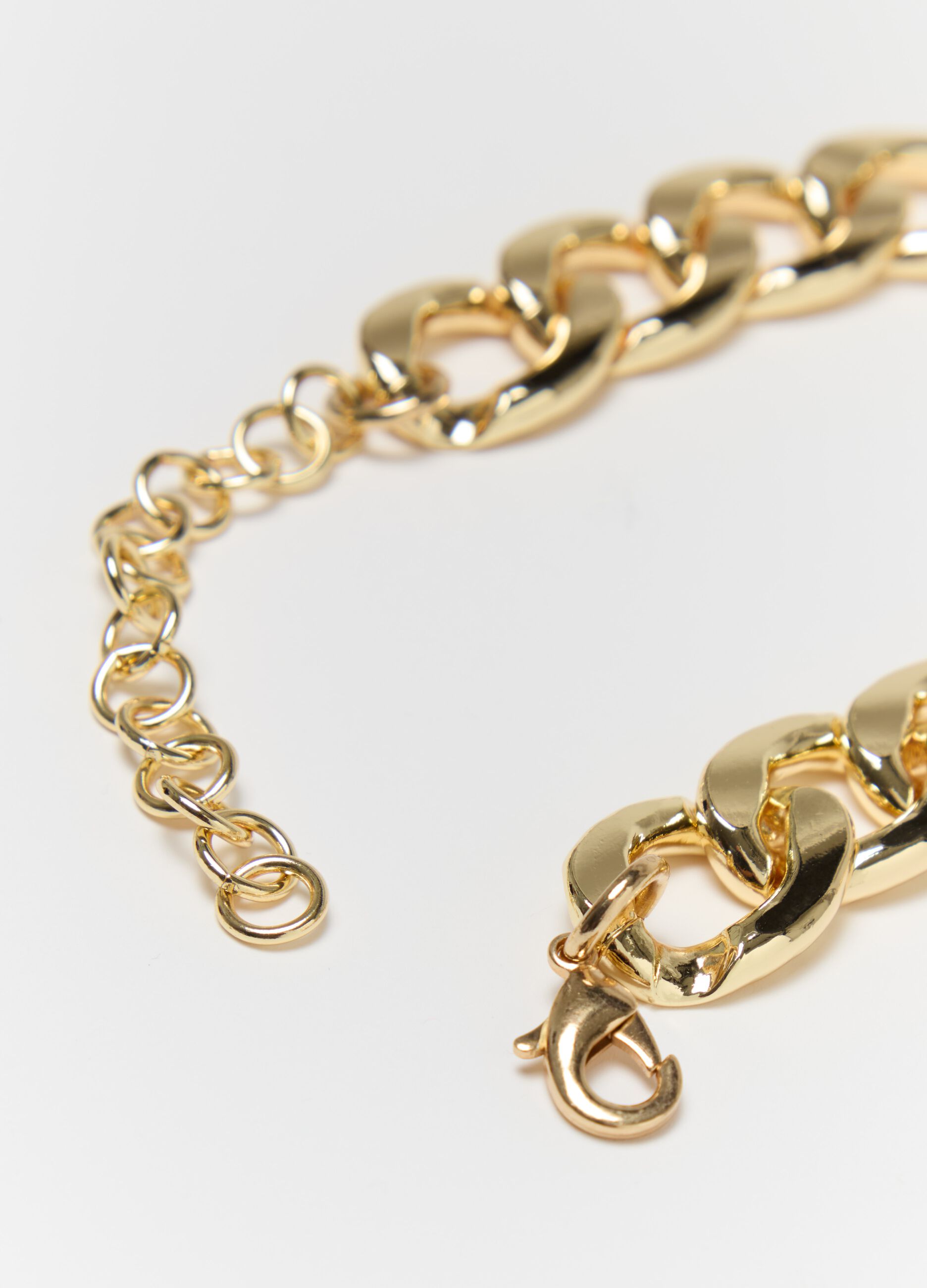 Flat gold chain womens 2025