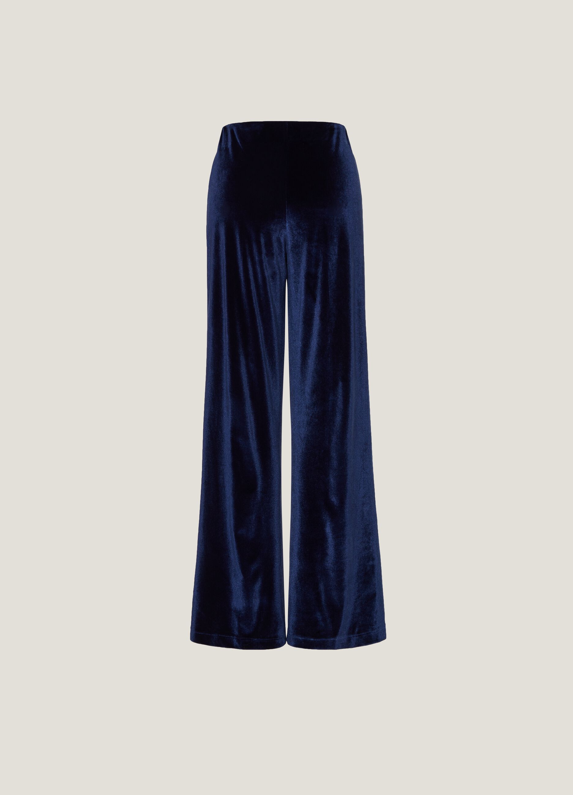 High-waisted velvet trousers_4