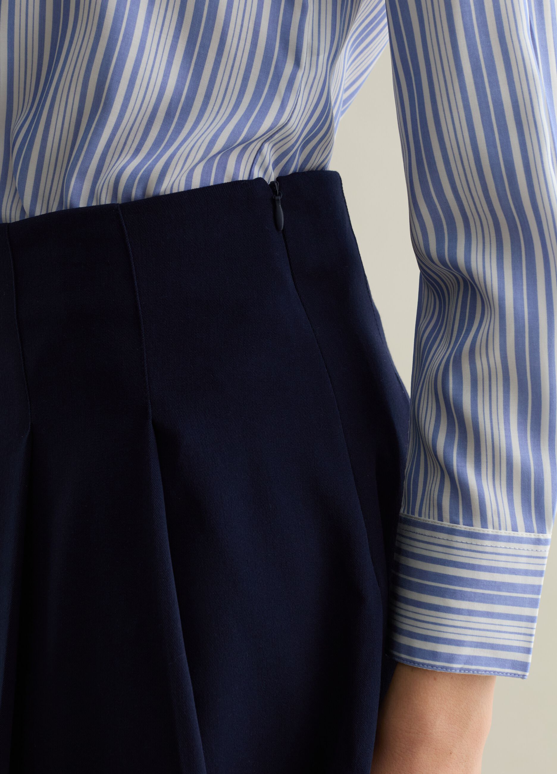 Pleated miniskirt