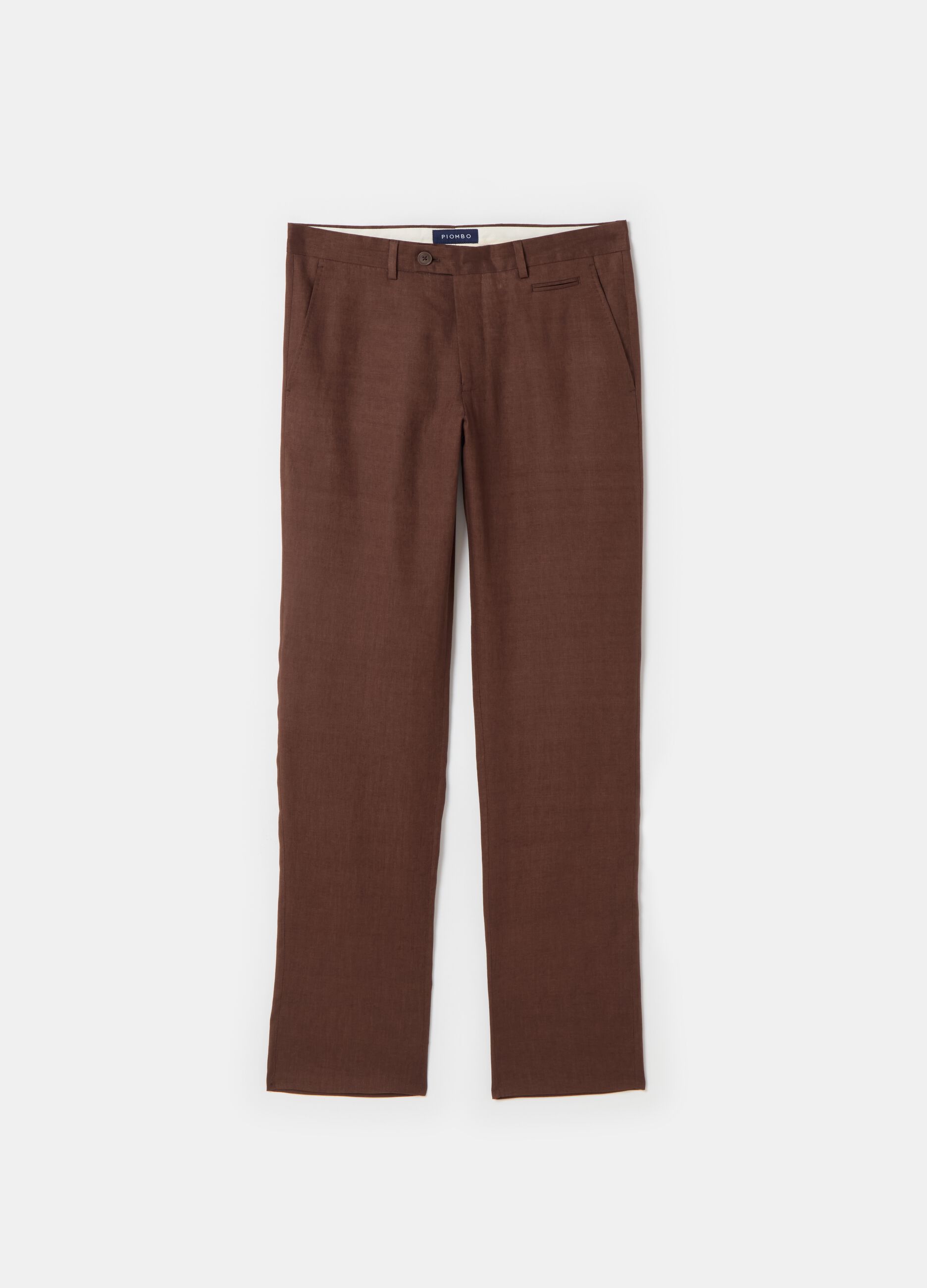Contemporary chino trousers in linen_3