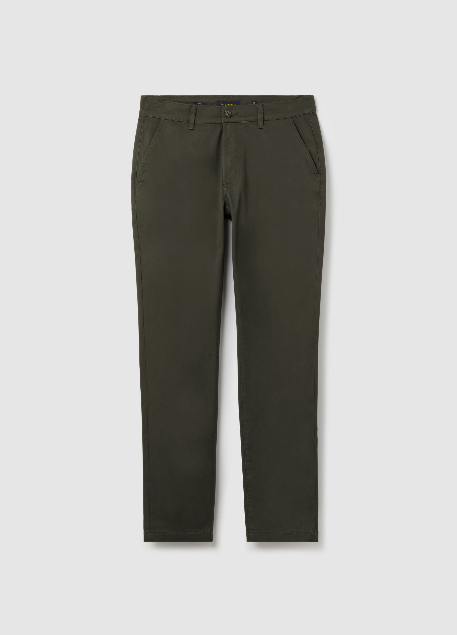 Slim-fit chinos in stretch twill_4
